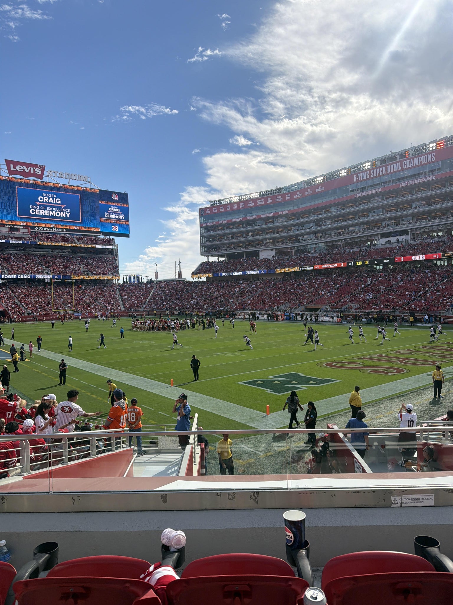 Real Fan View taken from Section 107 at Levi's Stadium by Marissa M