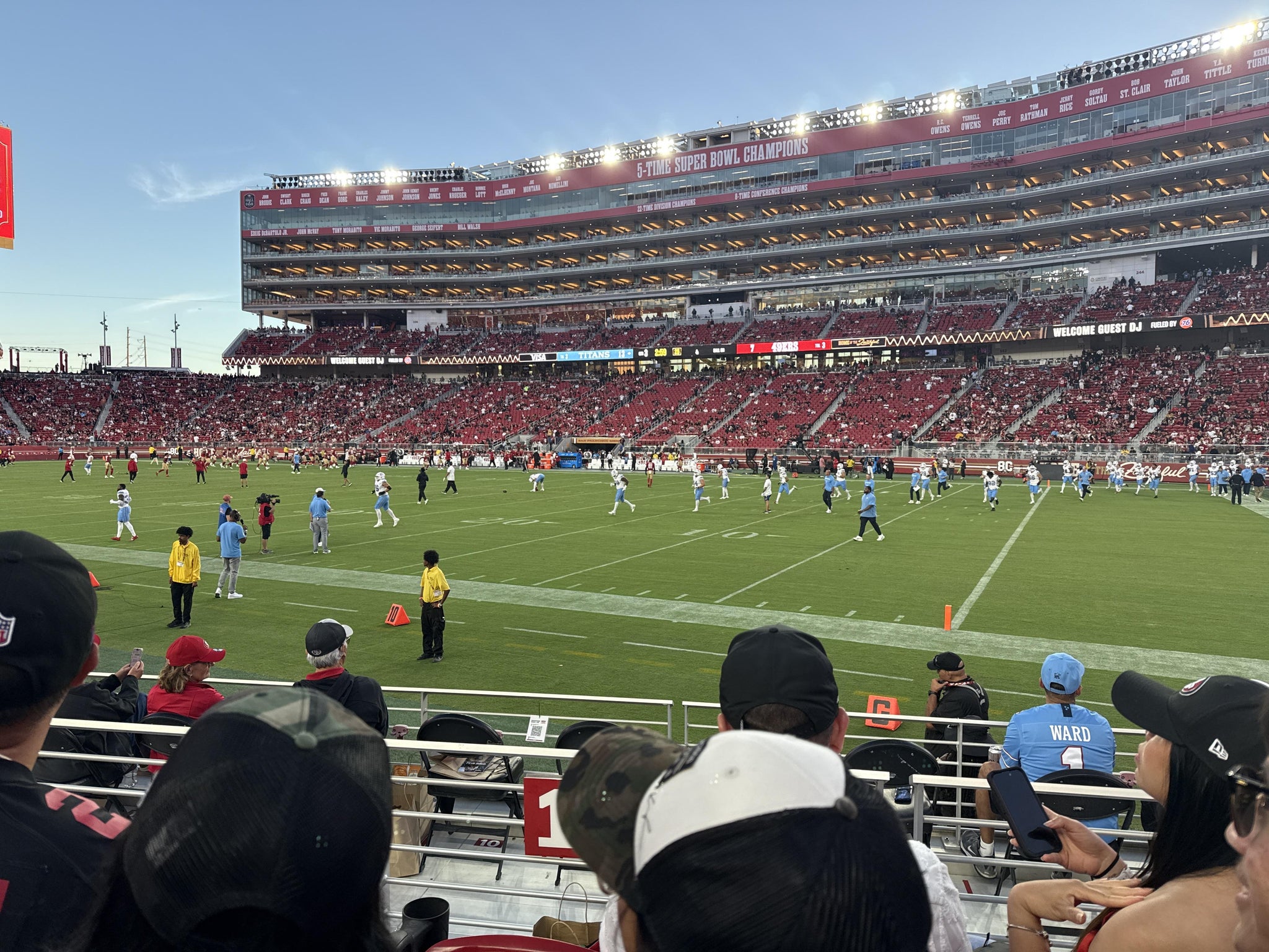 Real Fan View taken from Section 109 at Levi's Stadium by Daisy H