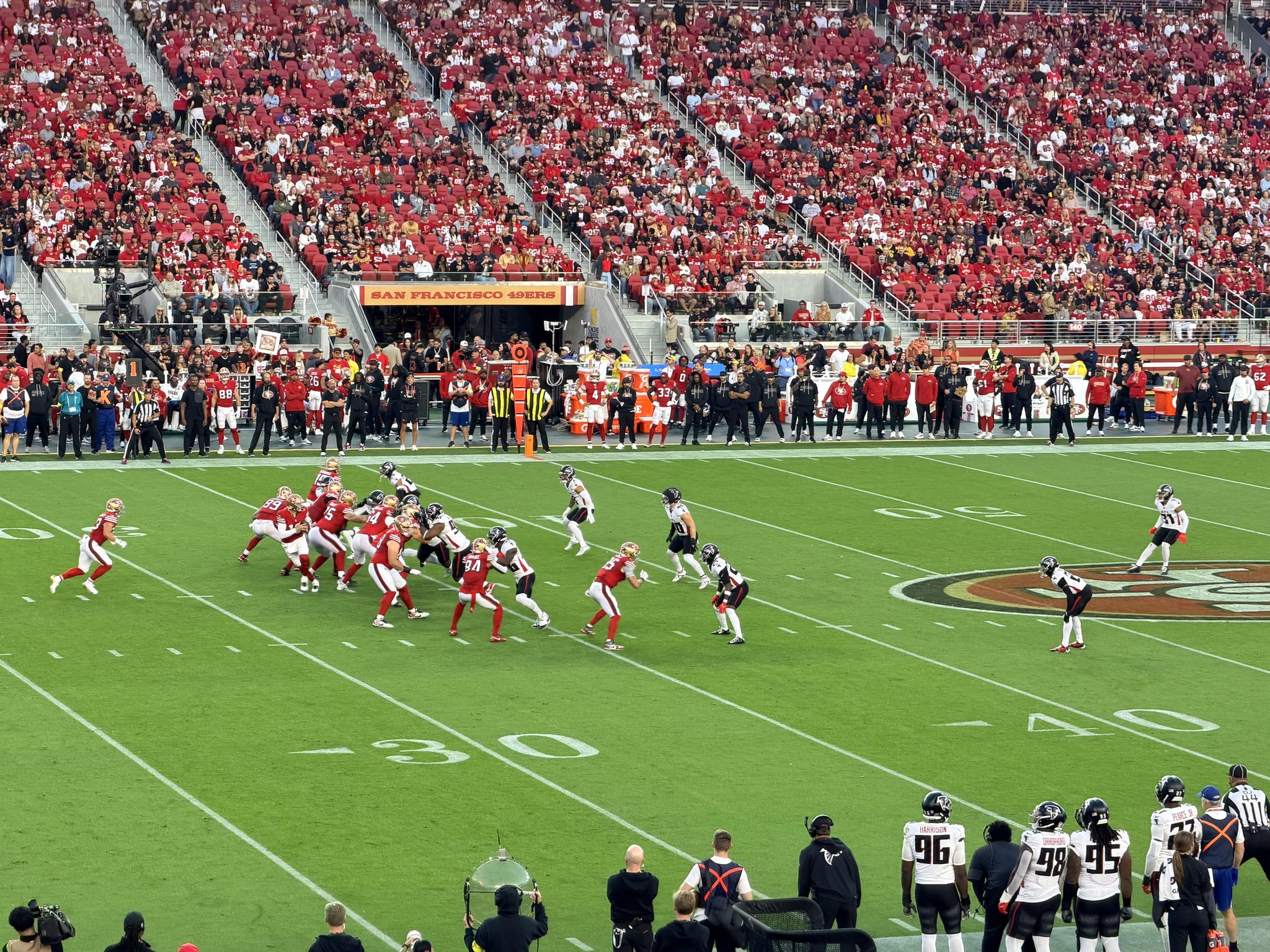 Real Fan View taken from Section 119 at Levi's Stadium by Victor M