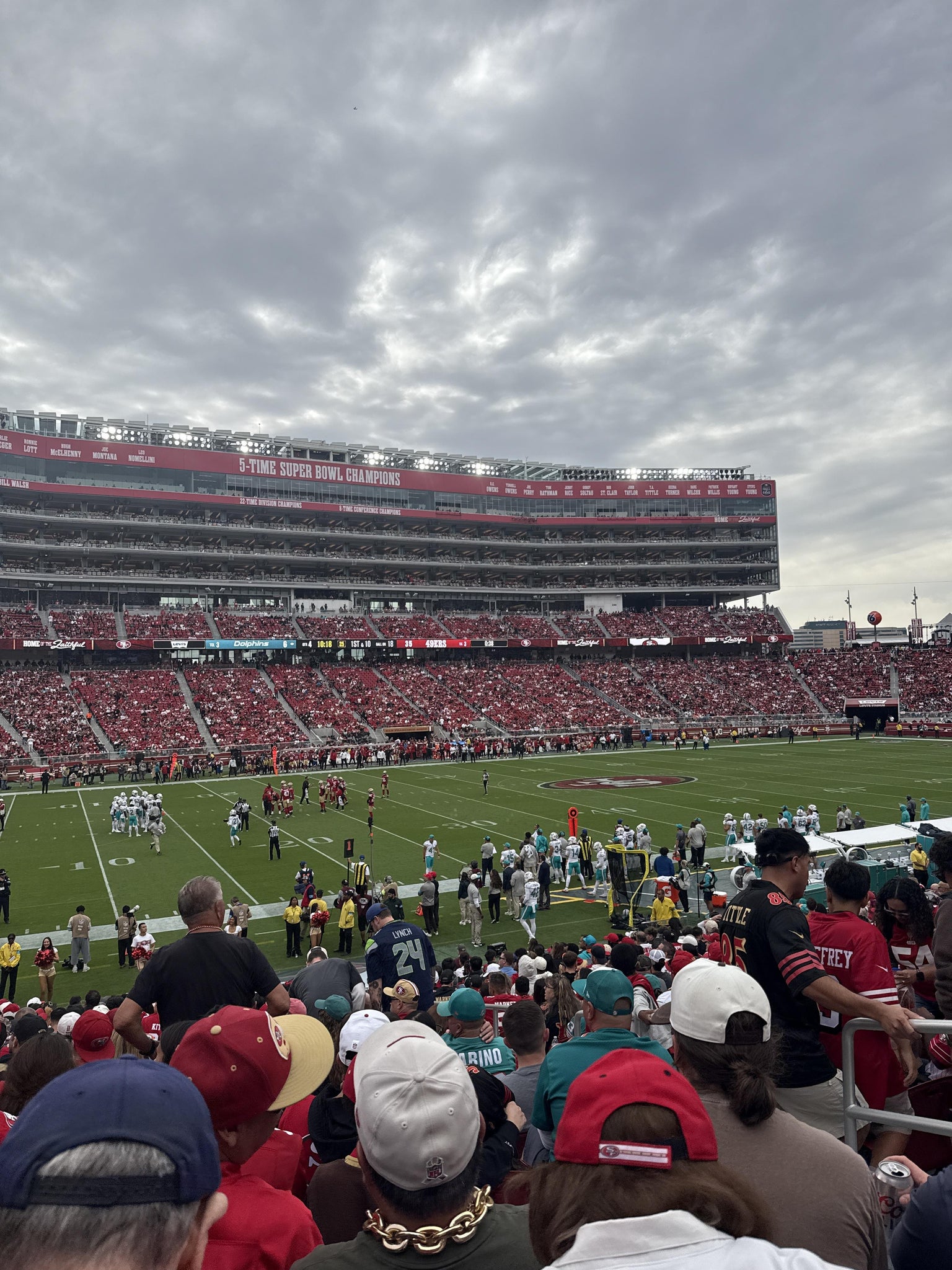 Real Fan View taken from Section 120 at Levi's Stadium by Anonymous User