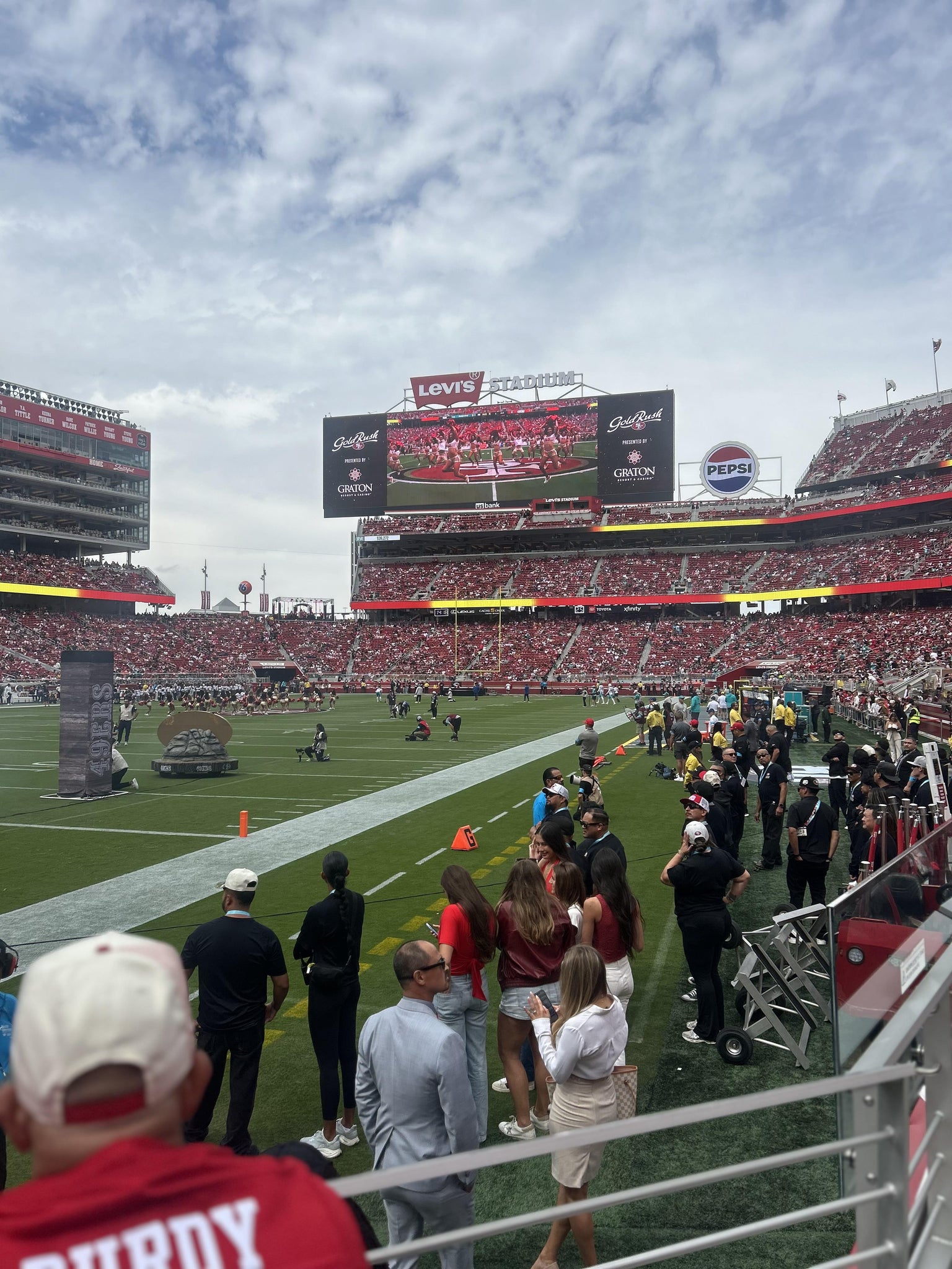 Real Fan View taken from Section 123 at Levi's Stadium by Claribel R