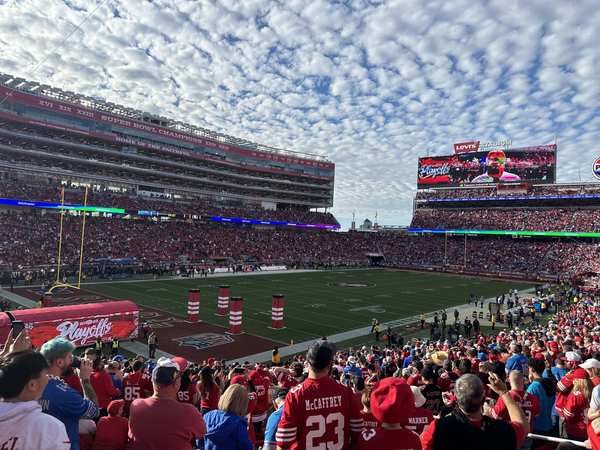 Real Fan View taken from Section 123 at Levi's Stadium by Ruby B