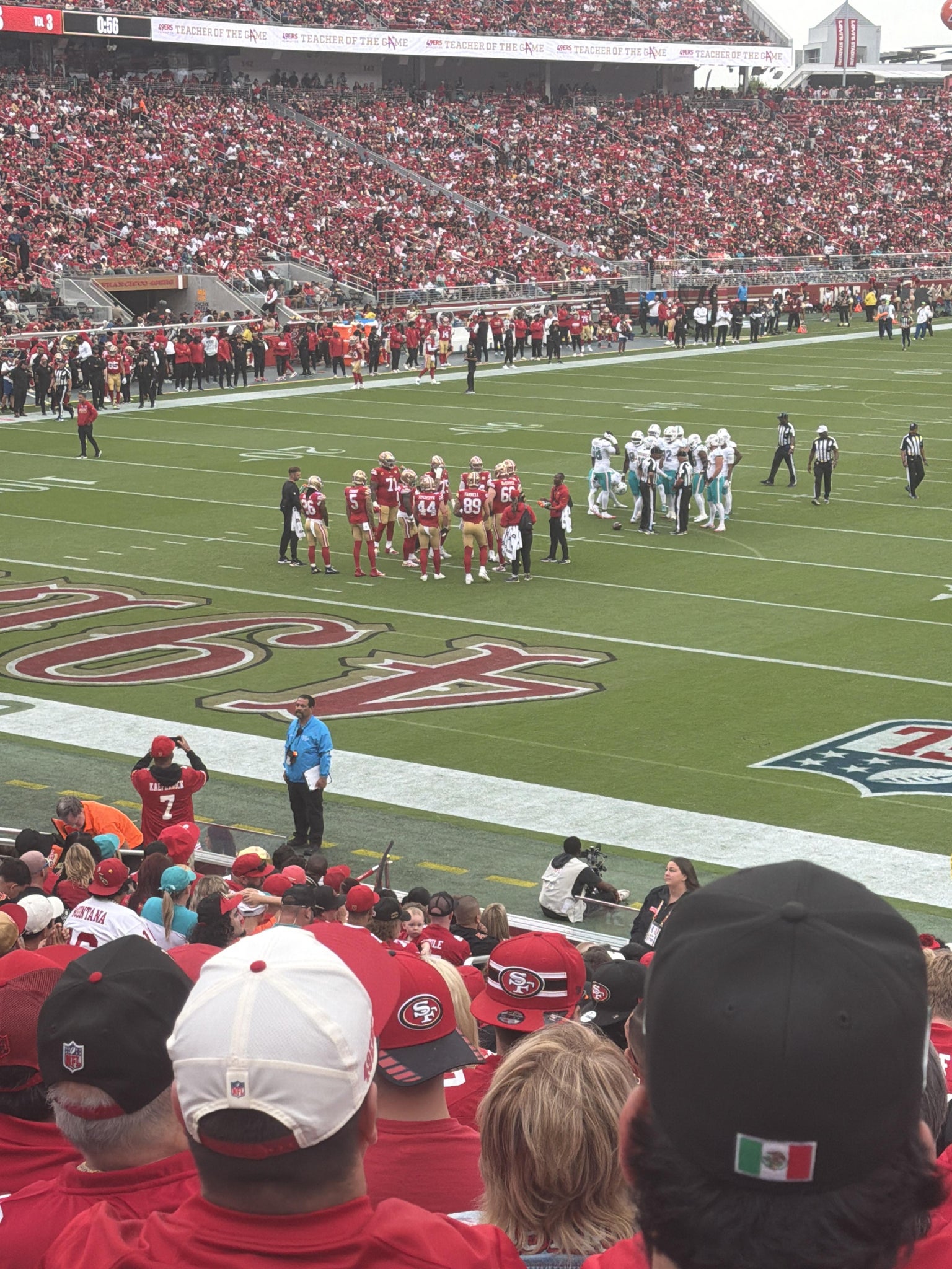 Real Fan View taken from Section 124 at Levi's Stadium by Aaron O