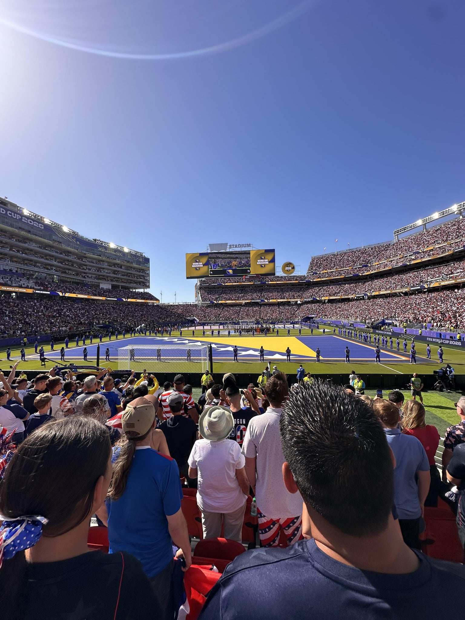 Real Fan View taken from Section 126 at Levi's Stadium by Christina T