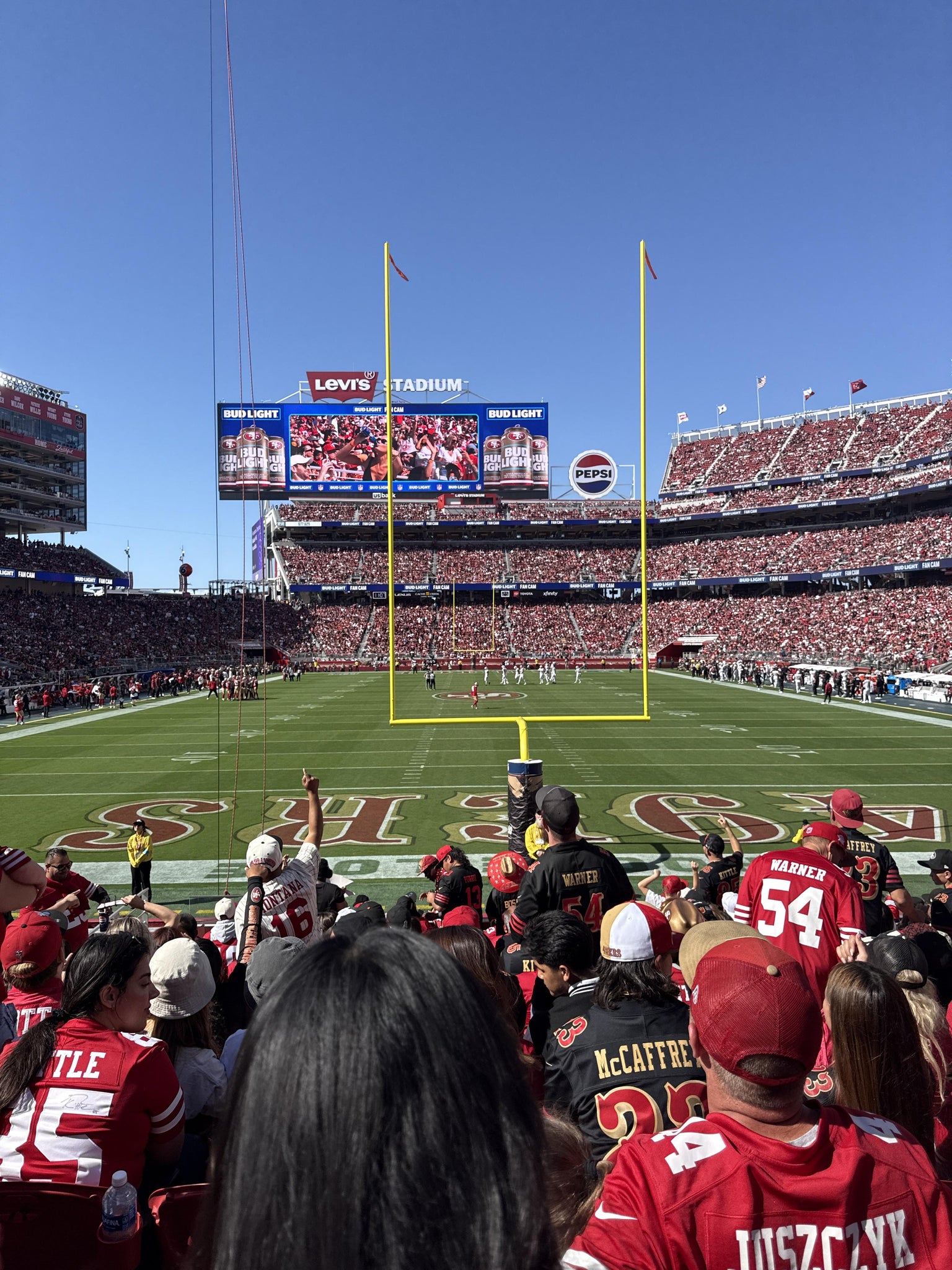 Real Fan View taken from Section 127 at Levi's Stadium by Anonymous User