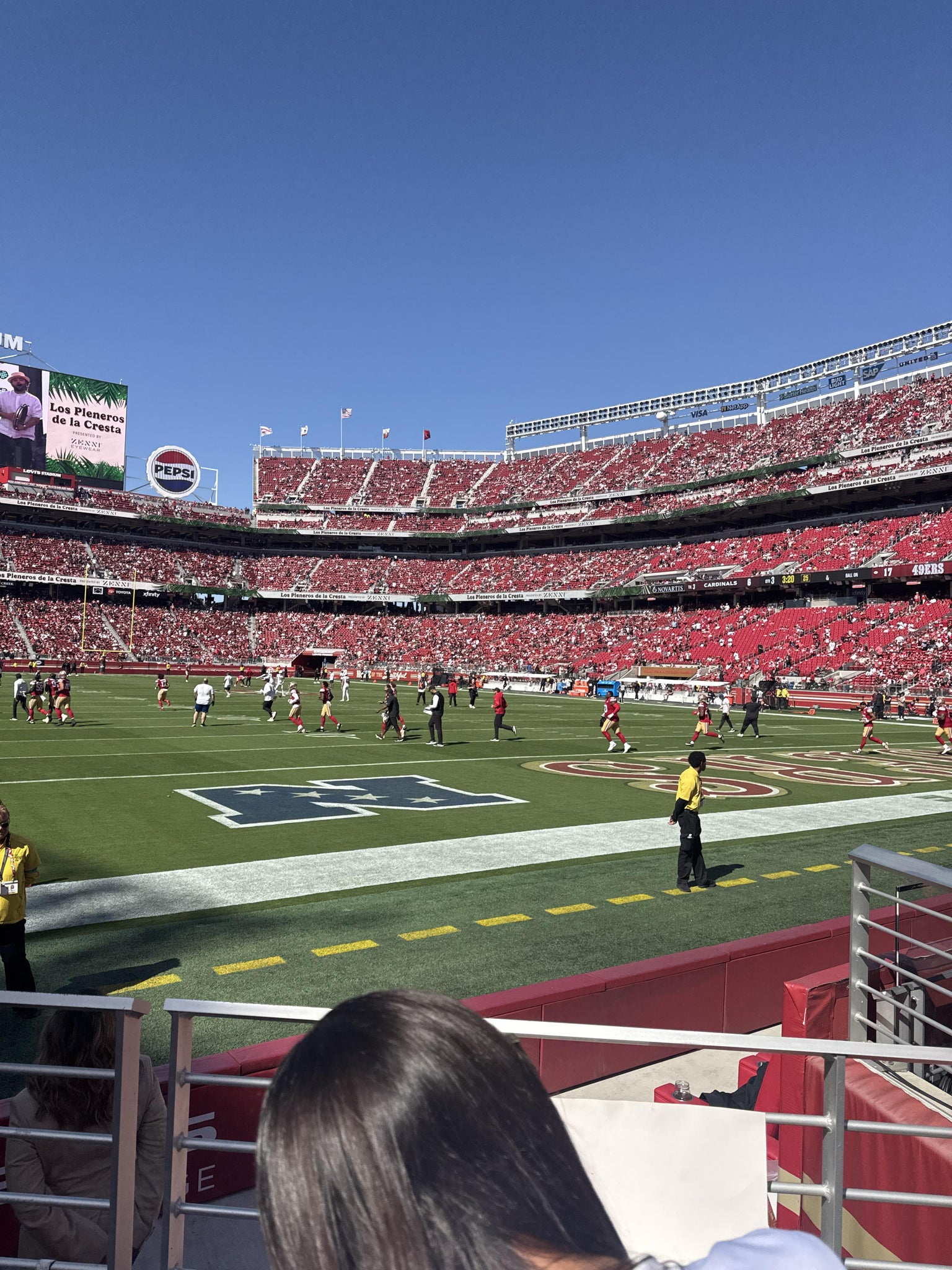 Real Fan View taken from Section 130 at Levi's Stadium by Natalie M