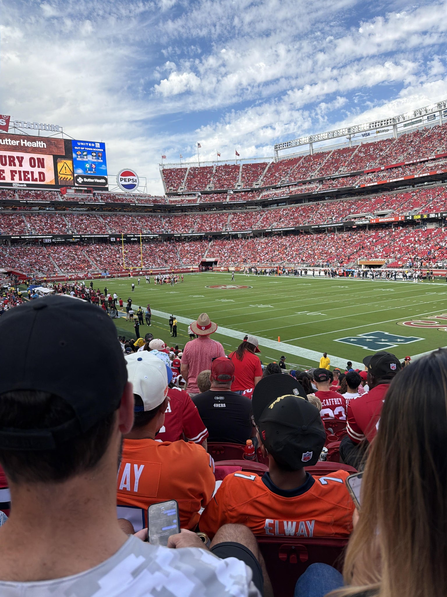 Real Fan View taken from Section 131 at Levi's Stadium by Daniel B