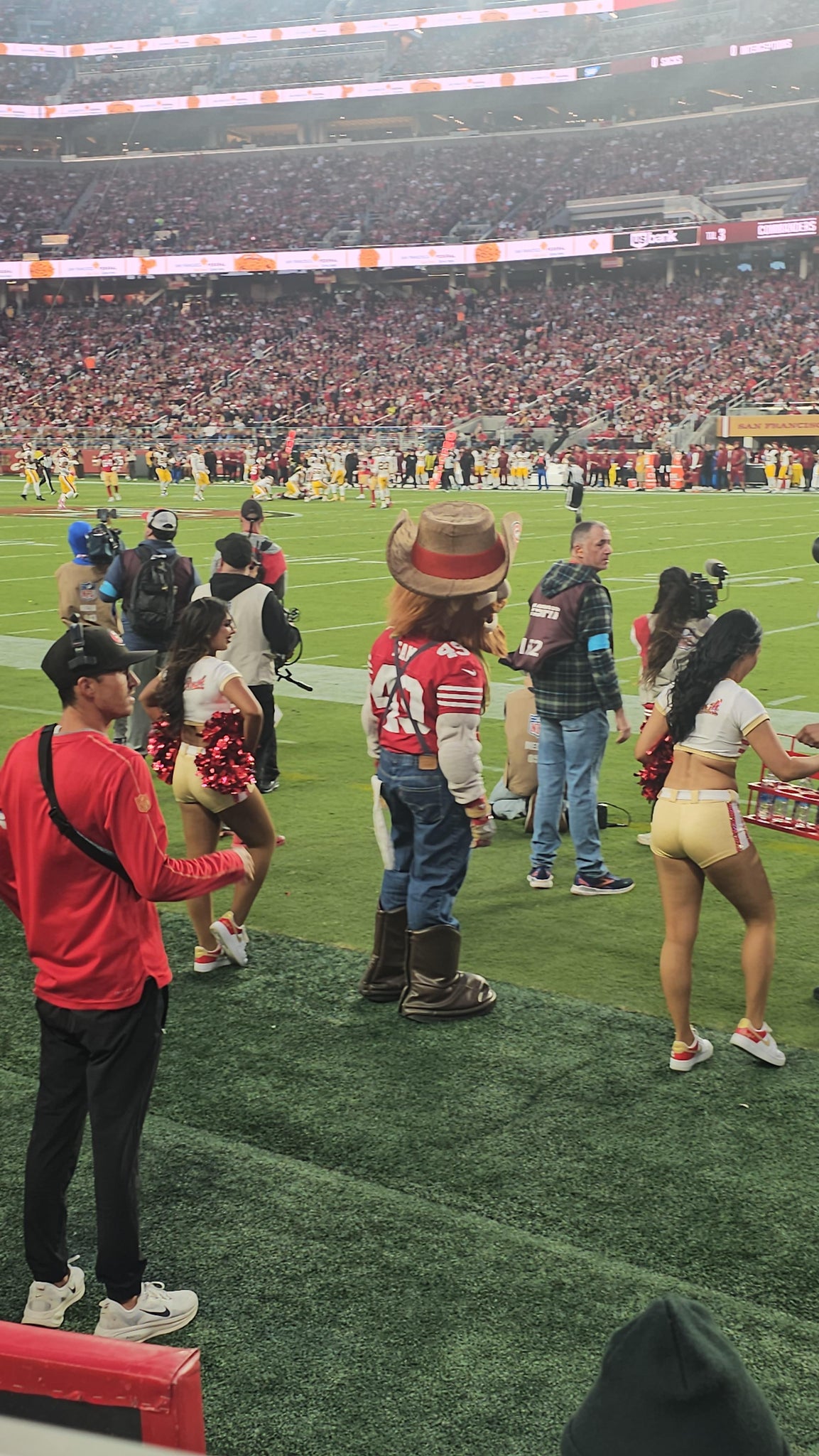 Real Fan View taken from Section 133 at Levi's Stadium by Jessica J
