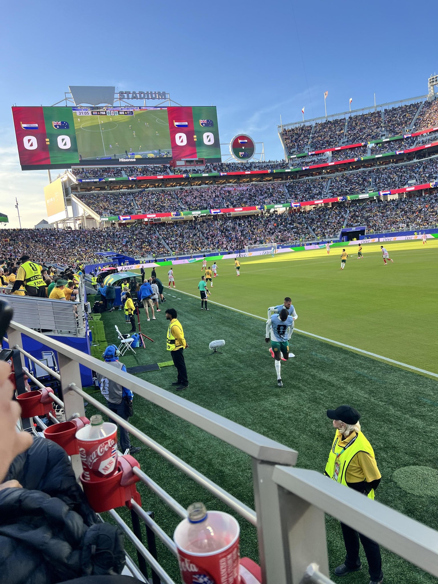 Real Fan View taken from Section 133 at Levi's Stadium by Arlette W