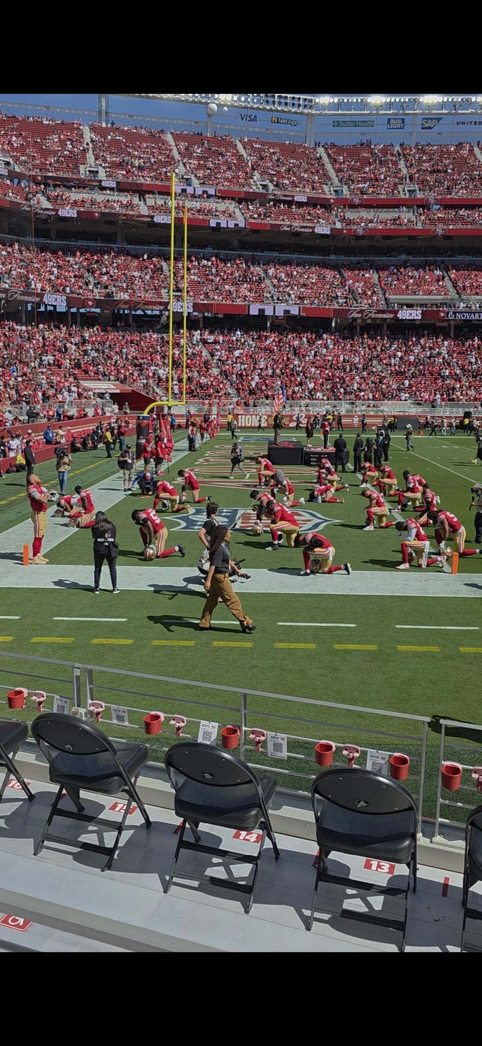 Real Fan View taken from Section 143 at Levi's Stadium by Tamar E
