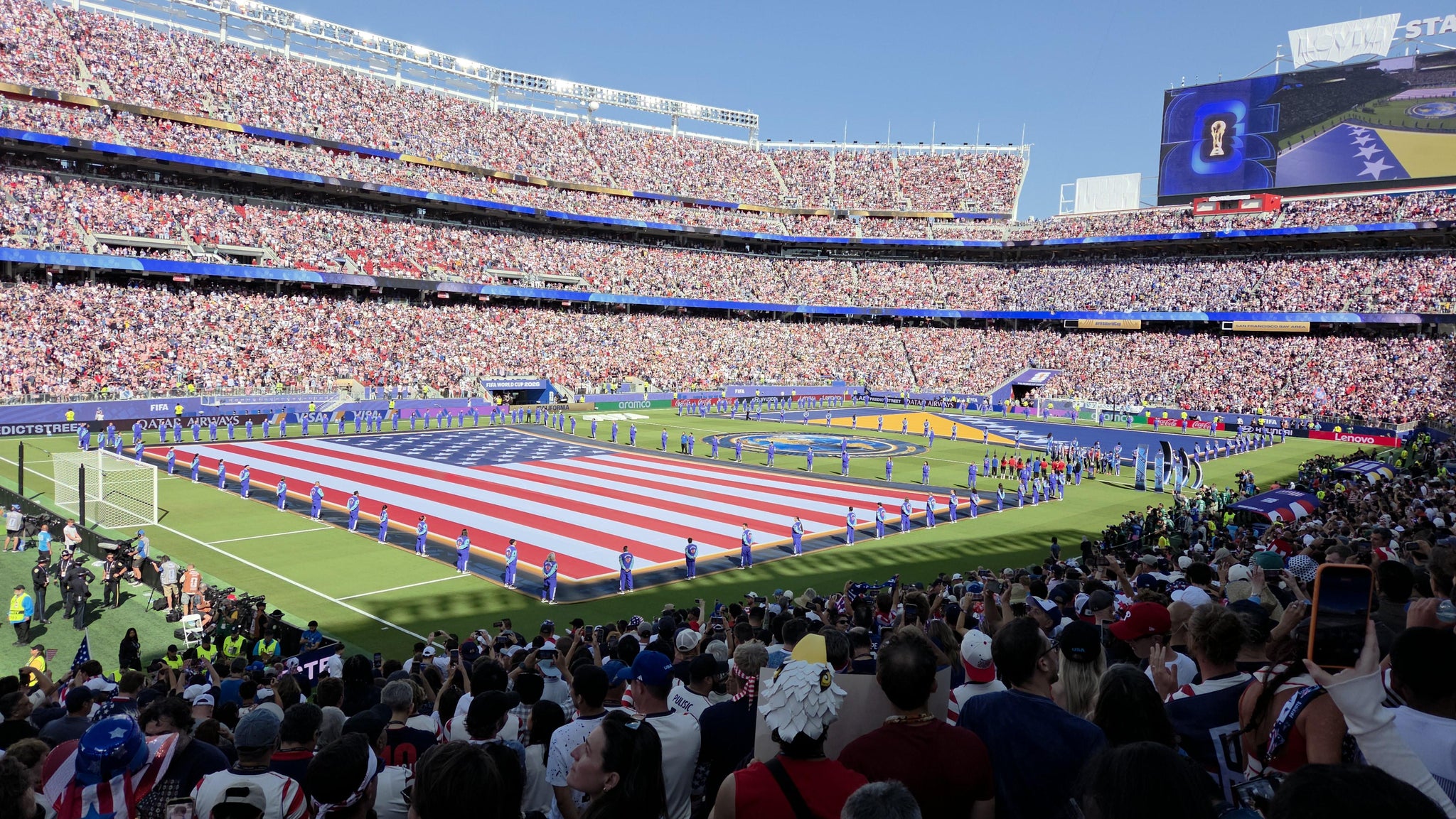 Real Fan View taken from Section 144 at Levi's Stadium by Brian J
