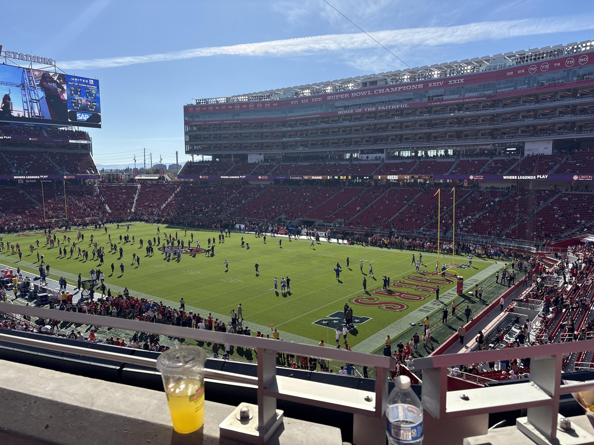 Real Fan View taken from Section 208 at Levi's Stadium by Melissa V