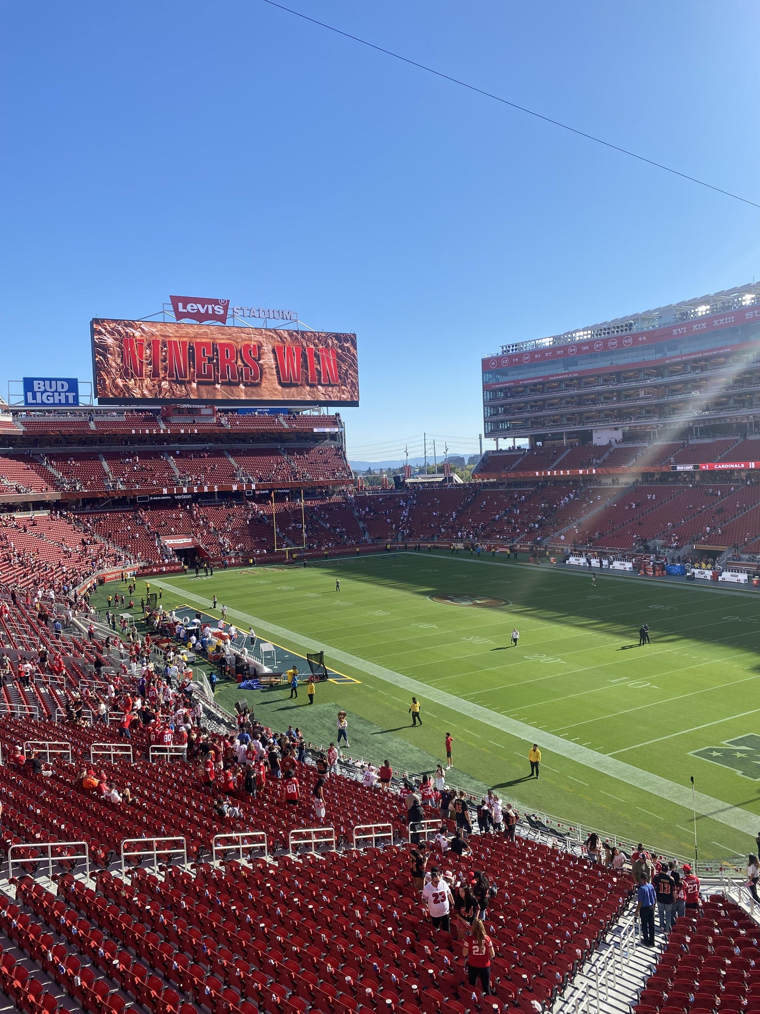Real Fan View taken from Section 209 at Levi's Stadium by Joseph H