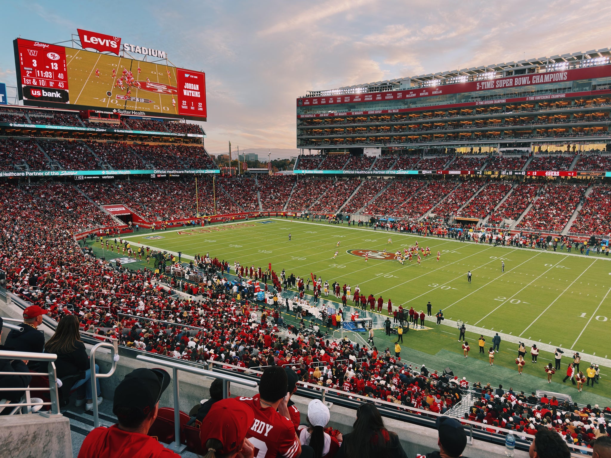 Real Fan View taken from Section 211 at Levi's Stadium by Omar G