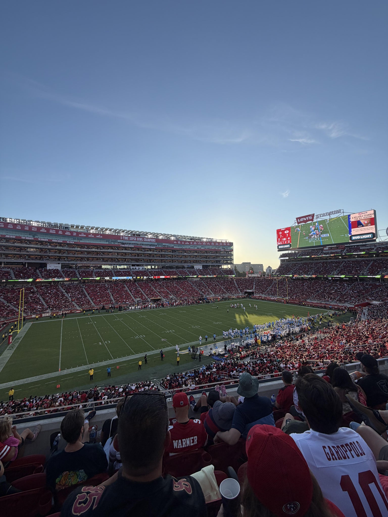 Real Fan View taken from Section 221 at Levi's Stadium by Brian B