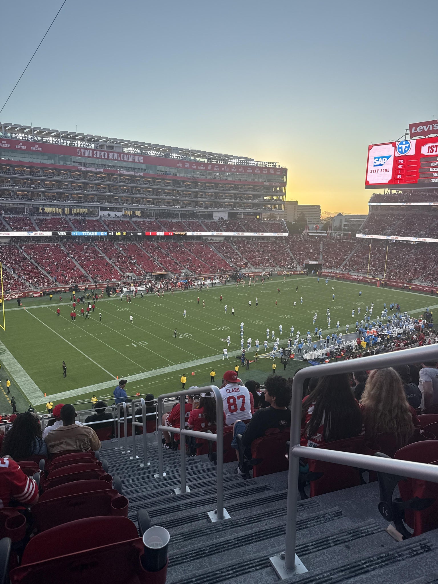 Real Fan View taken from Section 223 at Levi's Stadium by Loreto B