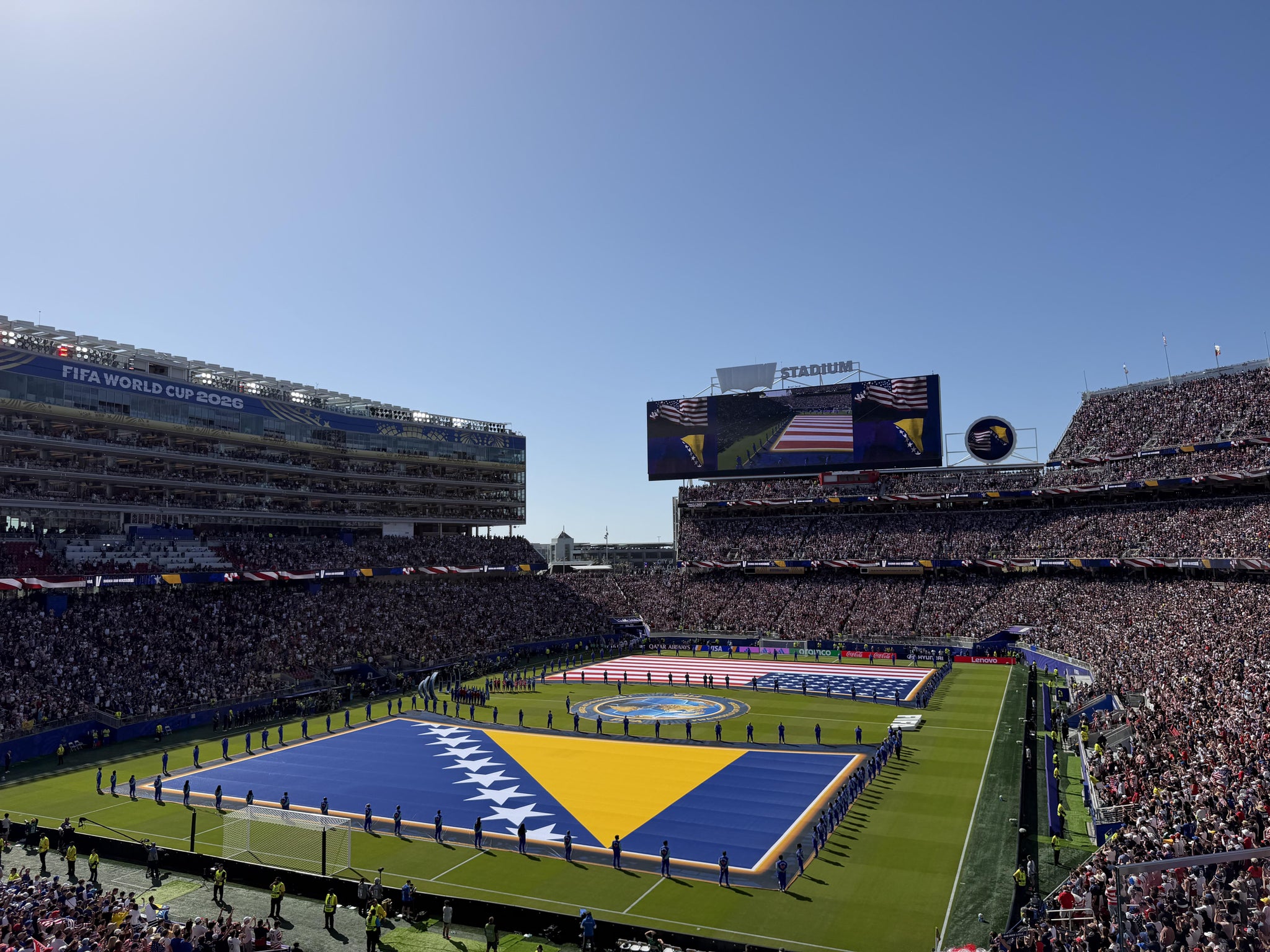 Real Fan View taken from Section 226 at Levi's Stadium by Phone