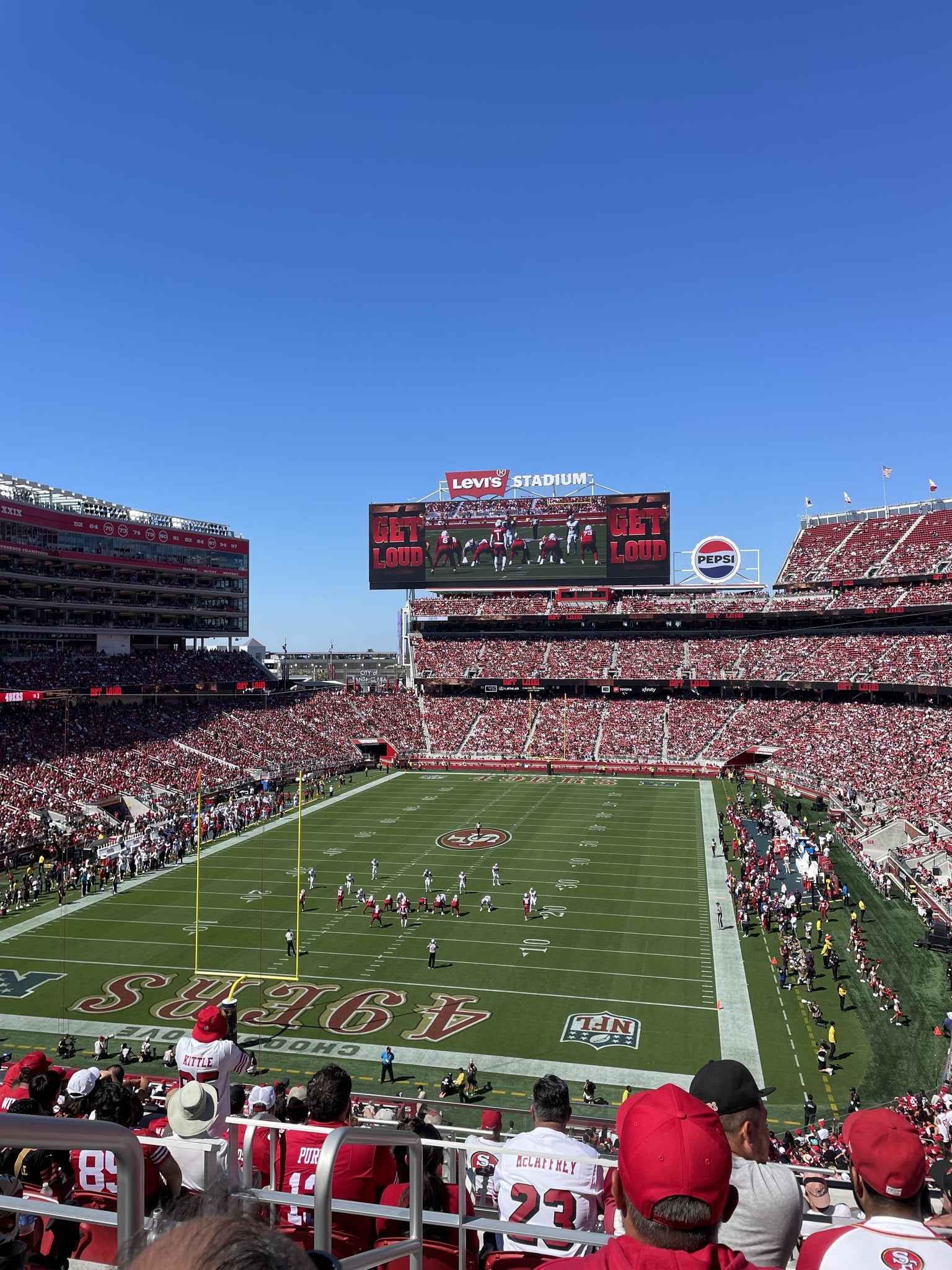 Real Fan View taken from Section 227 at Levi's Stadium by Juliet C