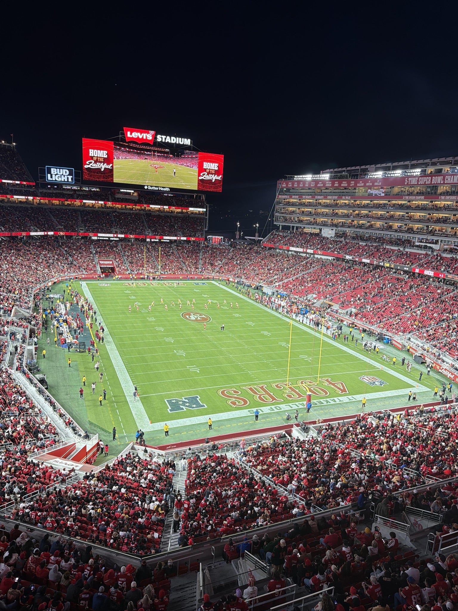 Real Fan View taken from Section 305 at Levi's Stadium by Jared R