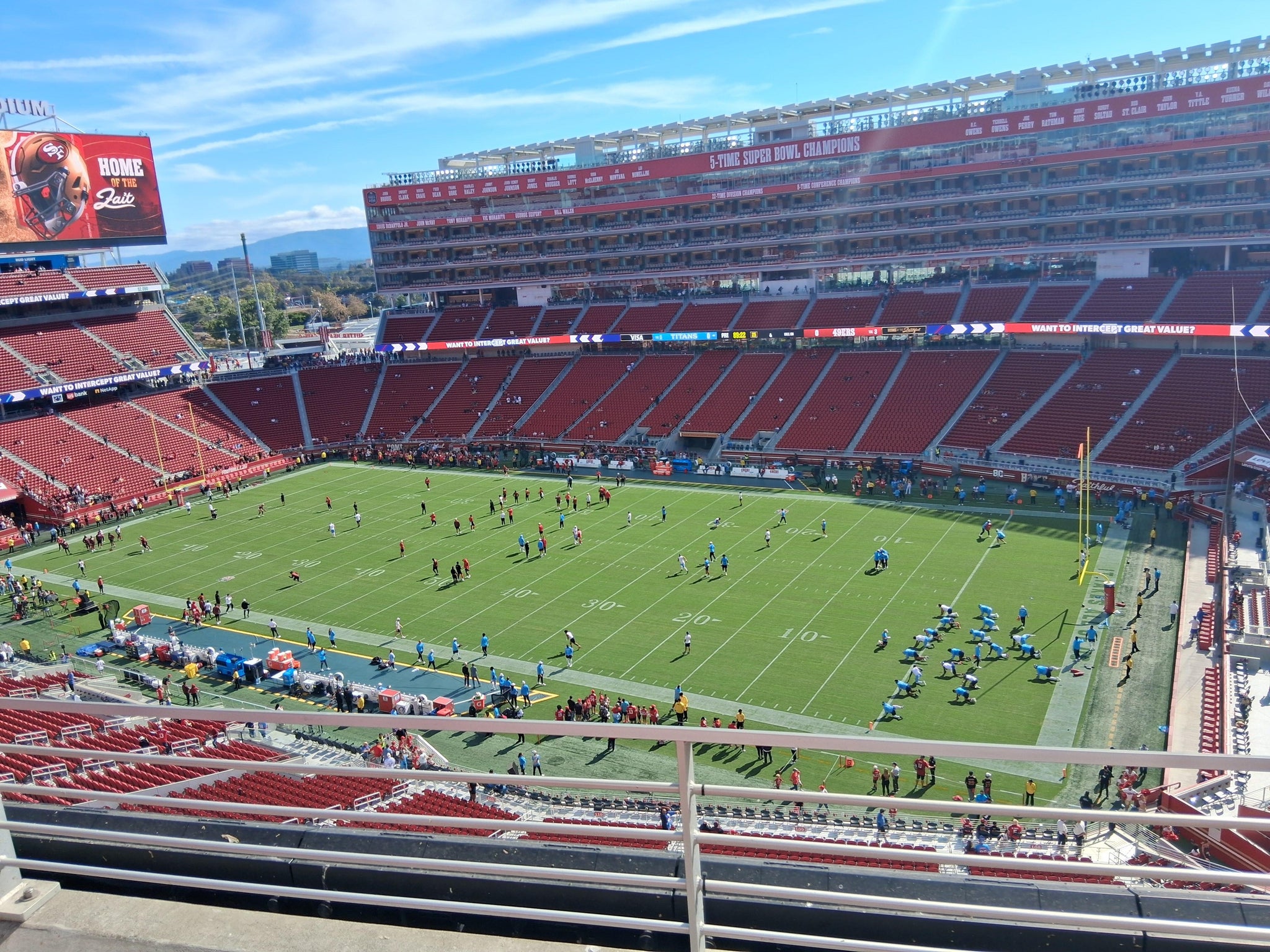 Real Fan View taken from Section 310 at Levi's Stadium by Gregory B
