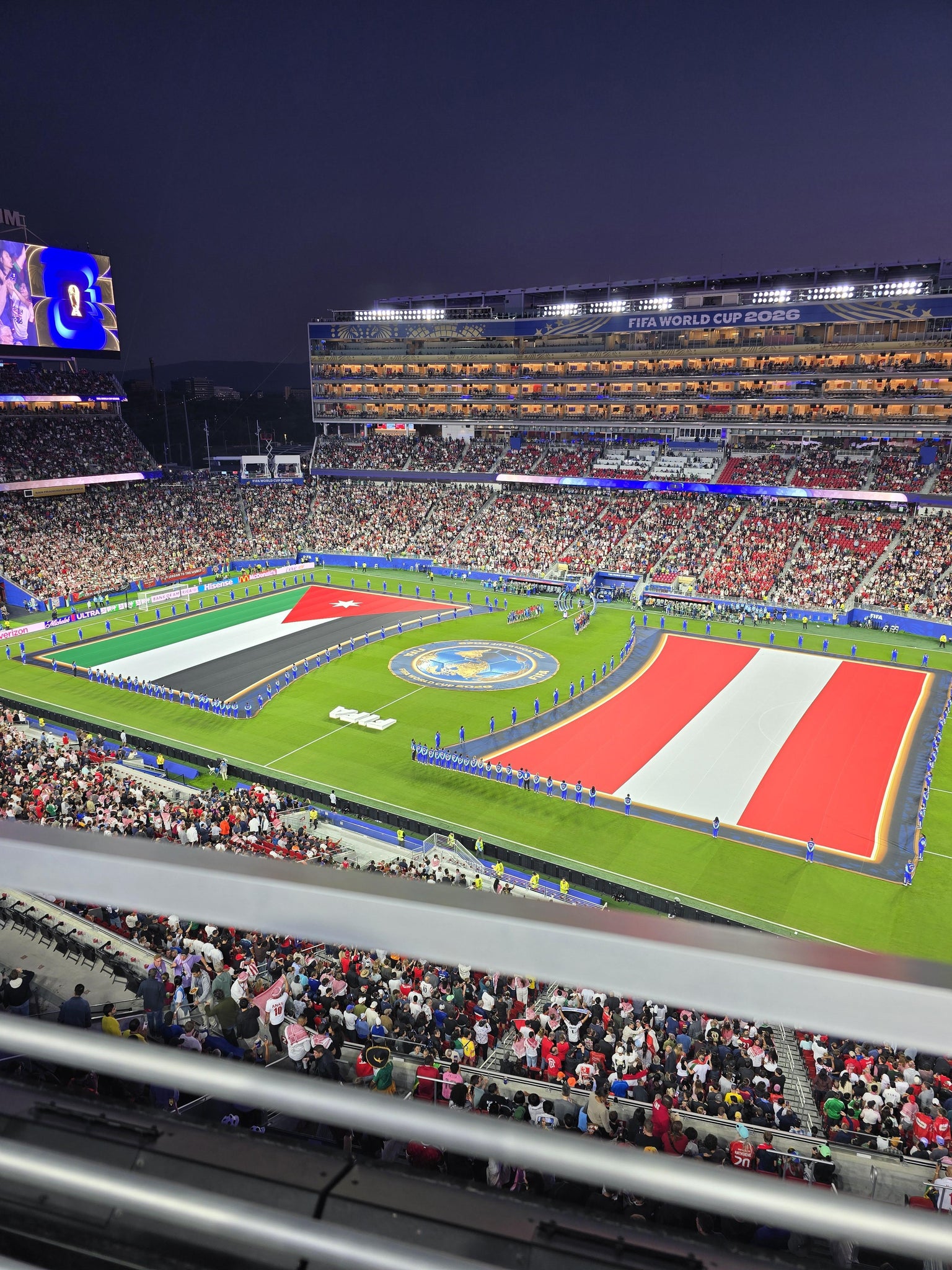 Real Fan View taken from Section 311 at Levi's Stadium by Amer E