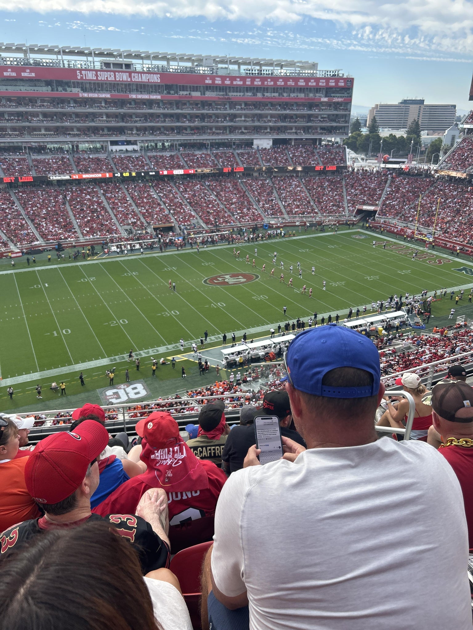 Real Fan View taken from Section 318 at Levi's Stadium by Neil O
