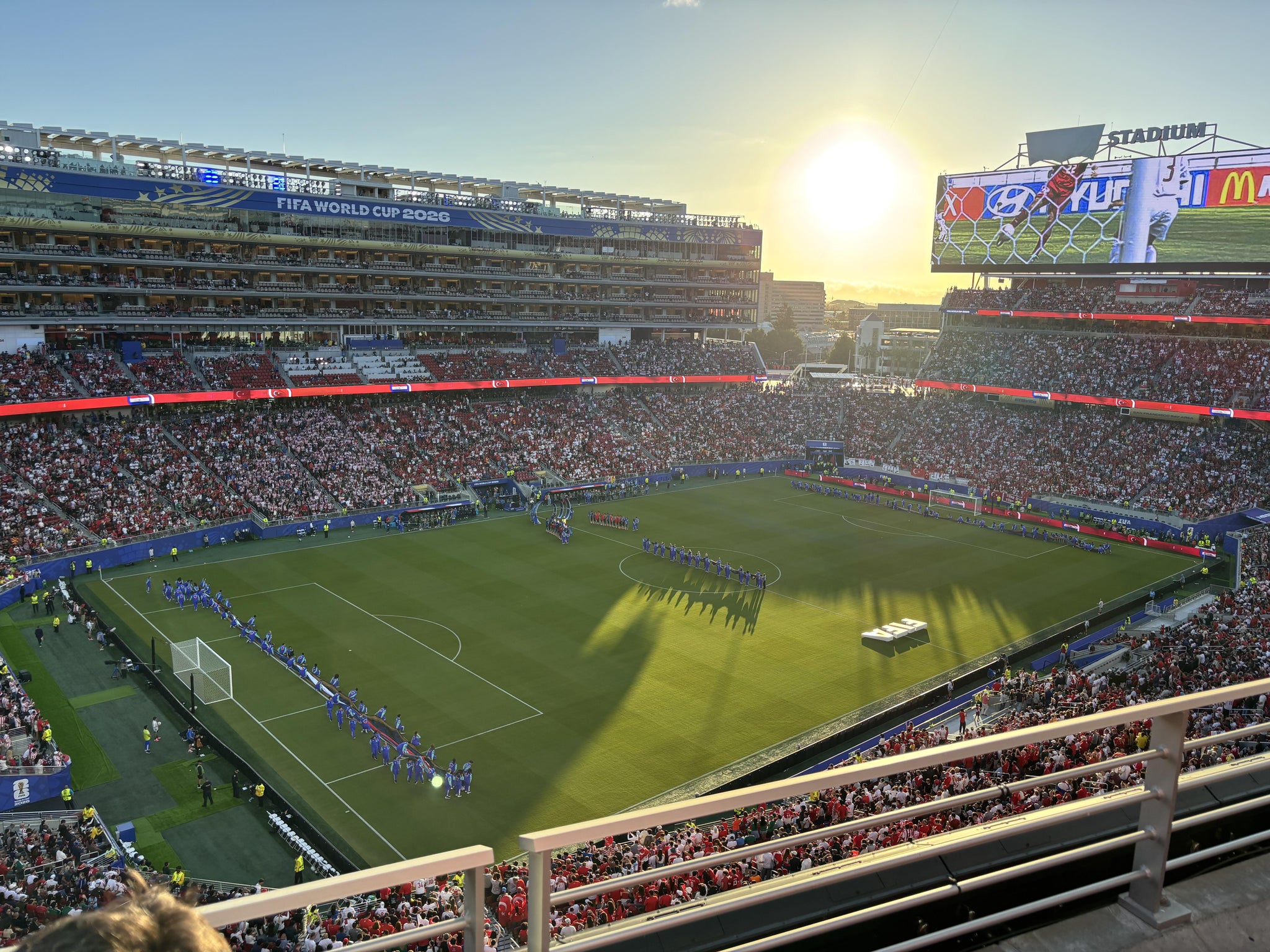 Real Fan View taken from Section 320 at Levi's Stadium by Vlada R
