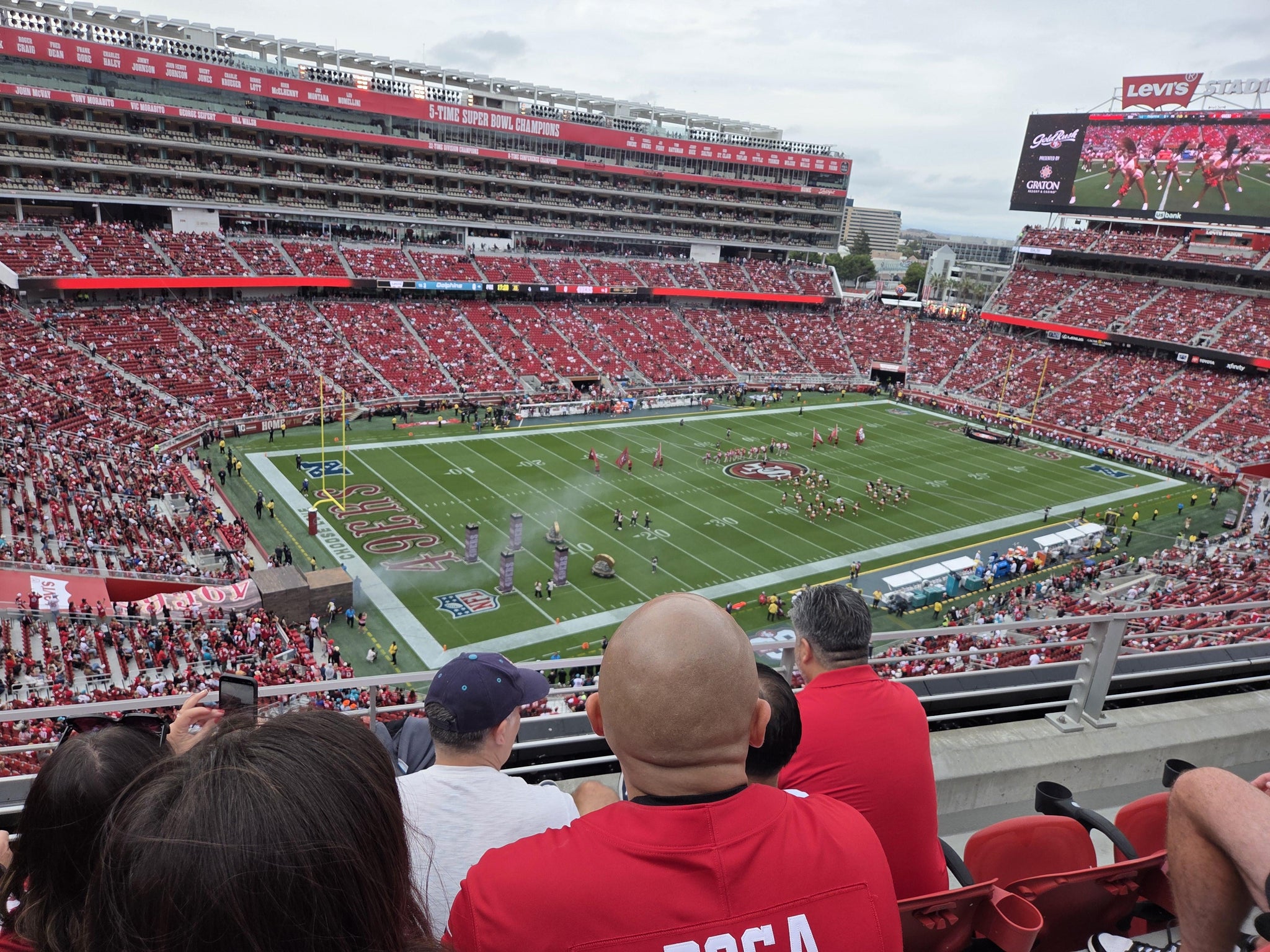 Real Fan View taken from Section 320 at Levi's Stadium by Chad C