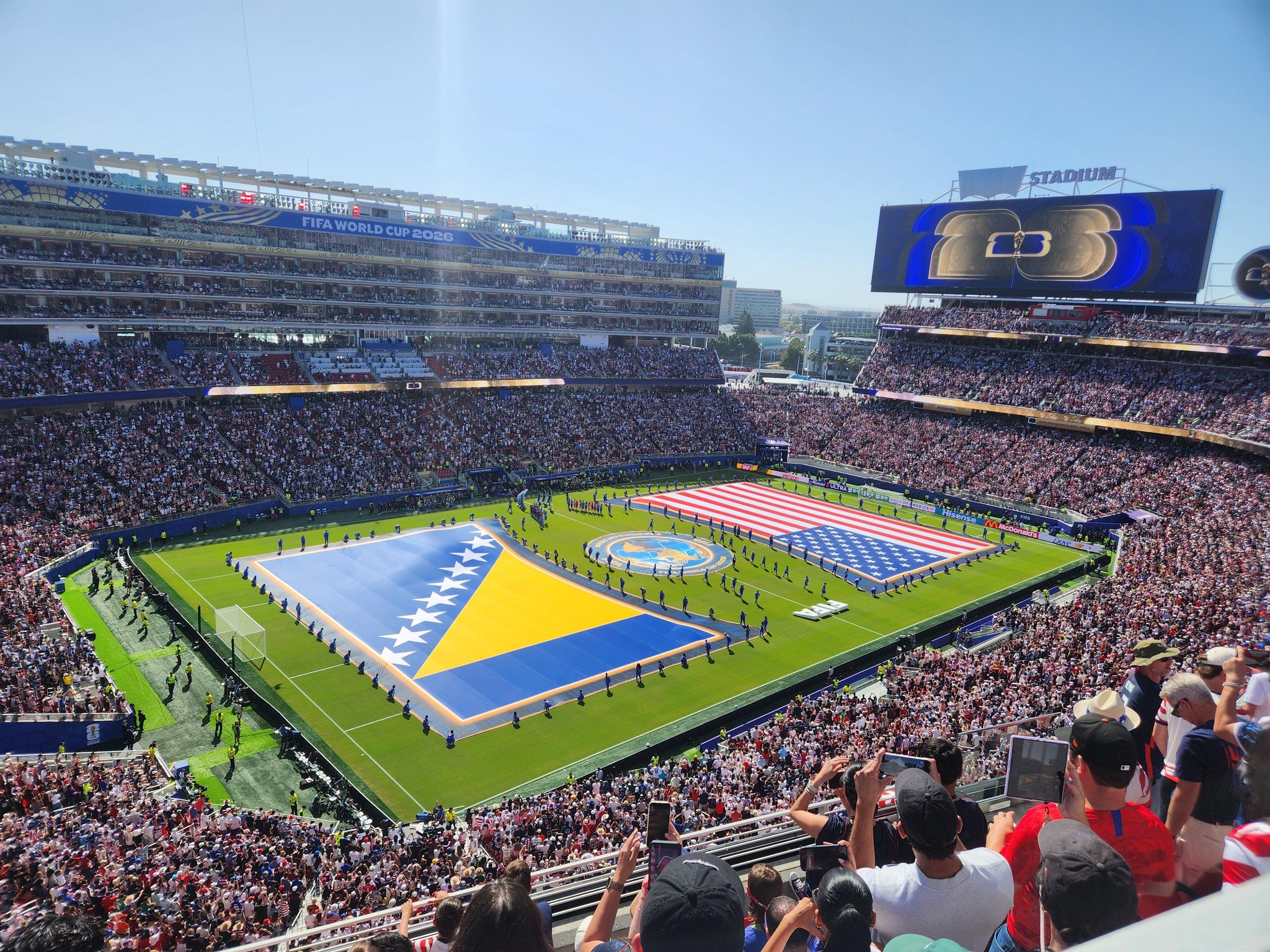 Real Fan View taken from Section 320 at Levi's Stadium by Hootan R
