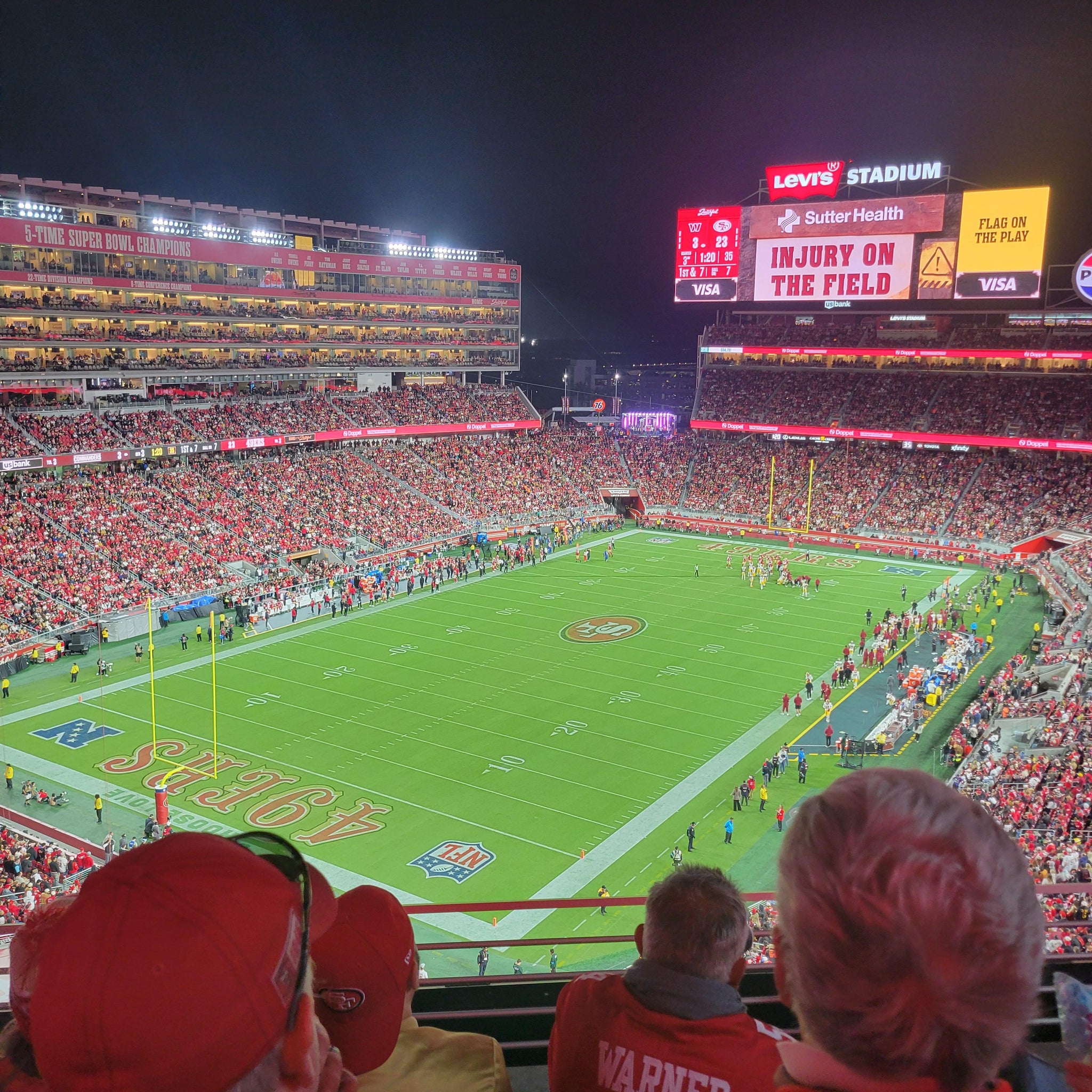 Real Fan View taken from Section 322 at Levi's Stadium by Yesenia M