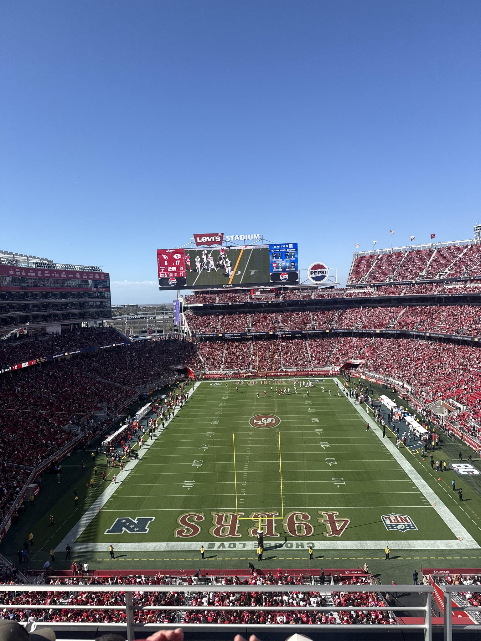 Real Fan View taken from Section 326 at Levi's Stadium by Brenda O