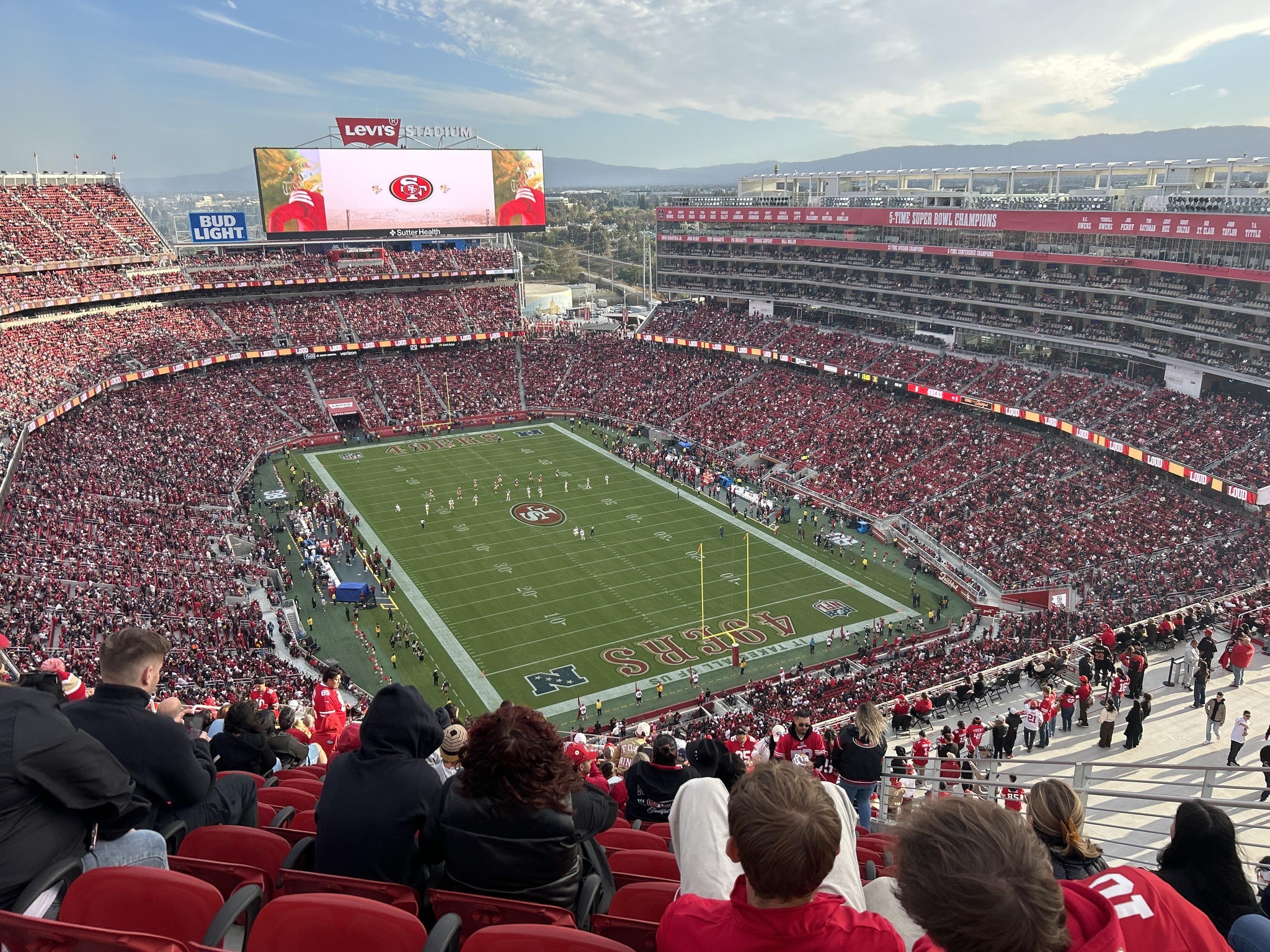 Real Fan View taken from Section 401 at Levi's Stadium by Erica S