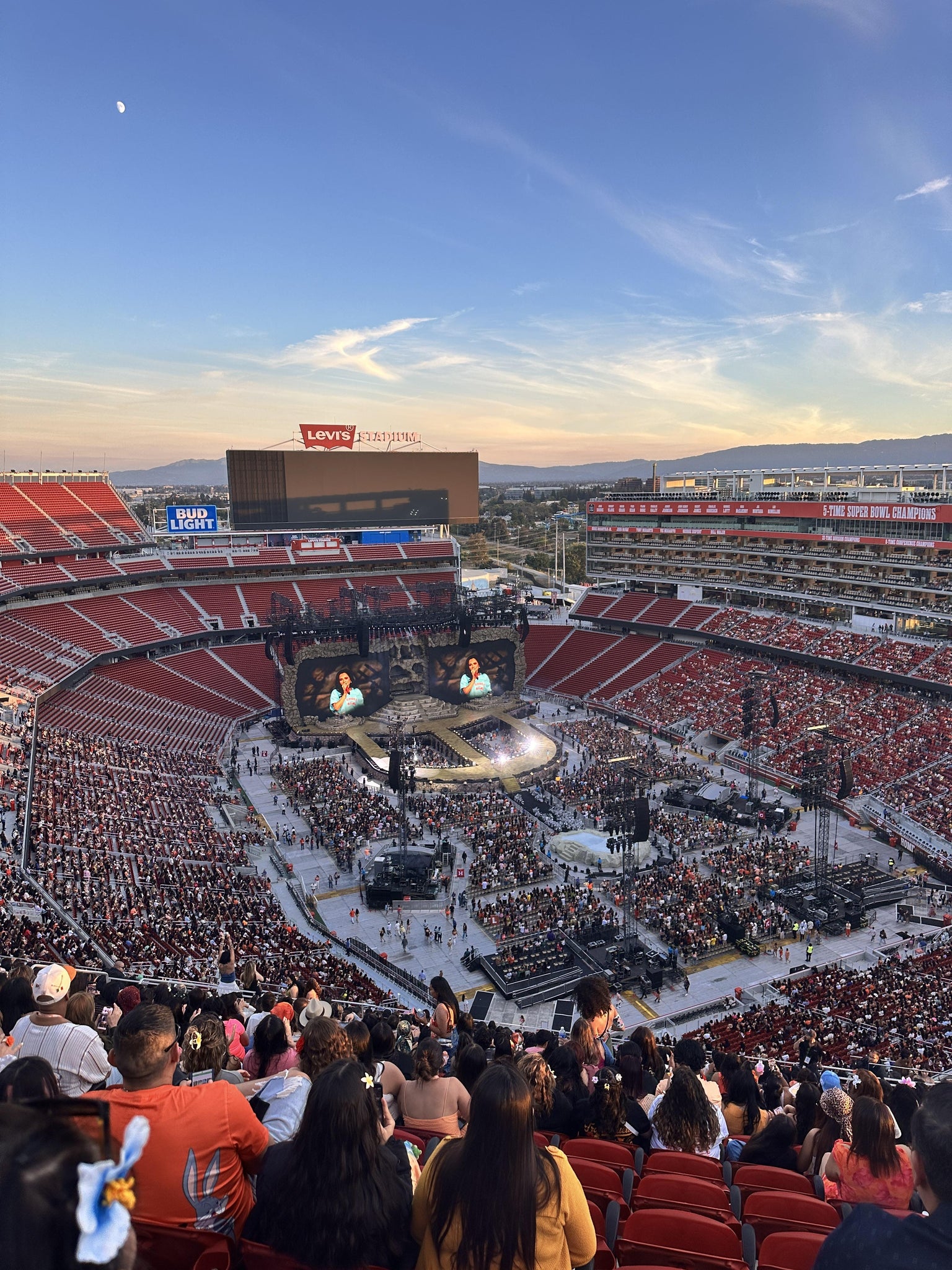 Real Fan View taken from Section 402 at Levi's Stadium by Sophia G