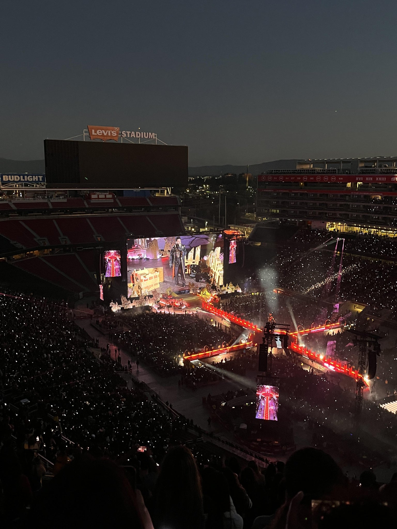 Real Fan View taken from Section 404 at Levi's Stadium by Lupe D