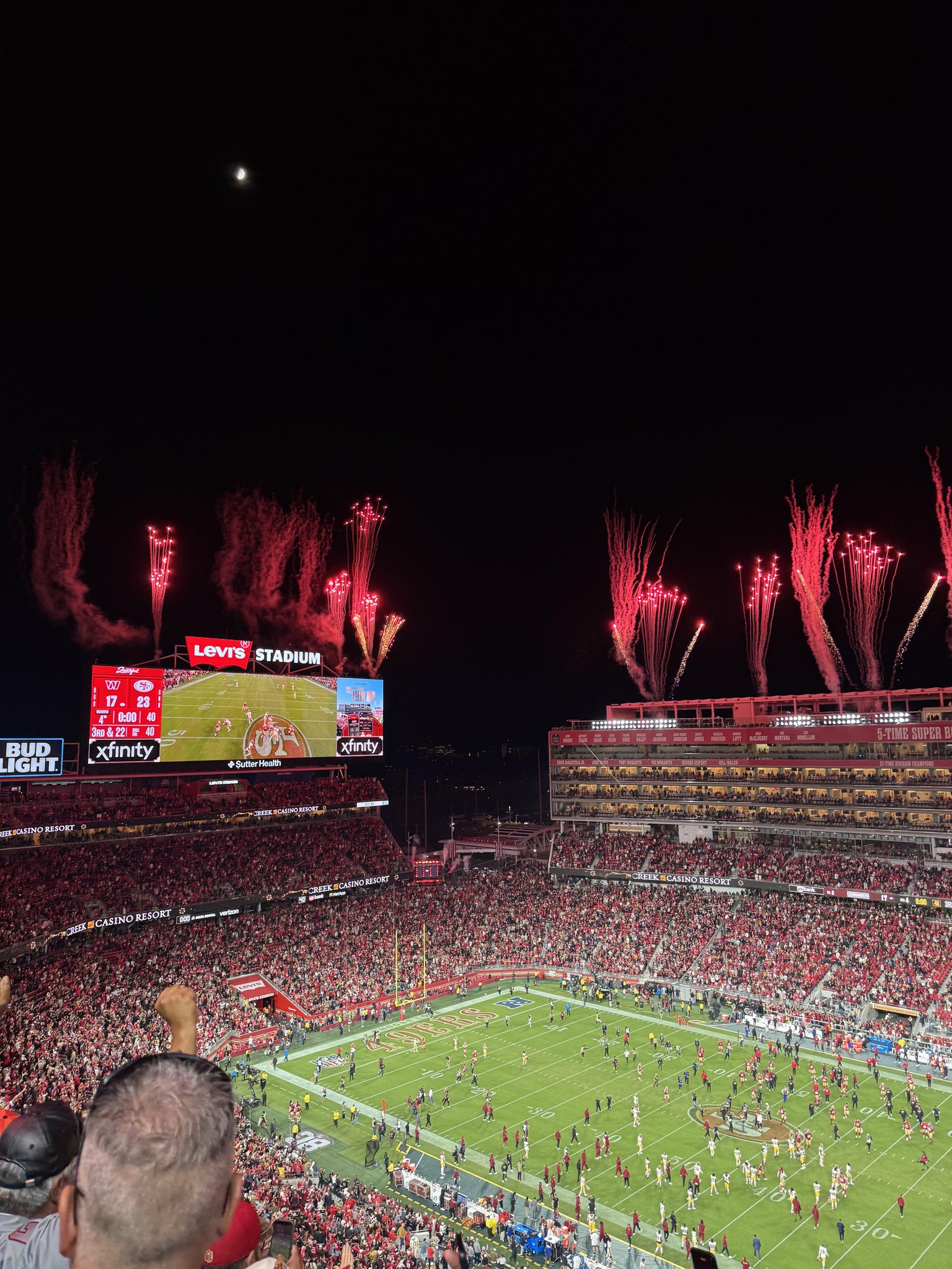 Real Fan View taken from Section 408 at Levi's Stadium by Briana C