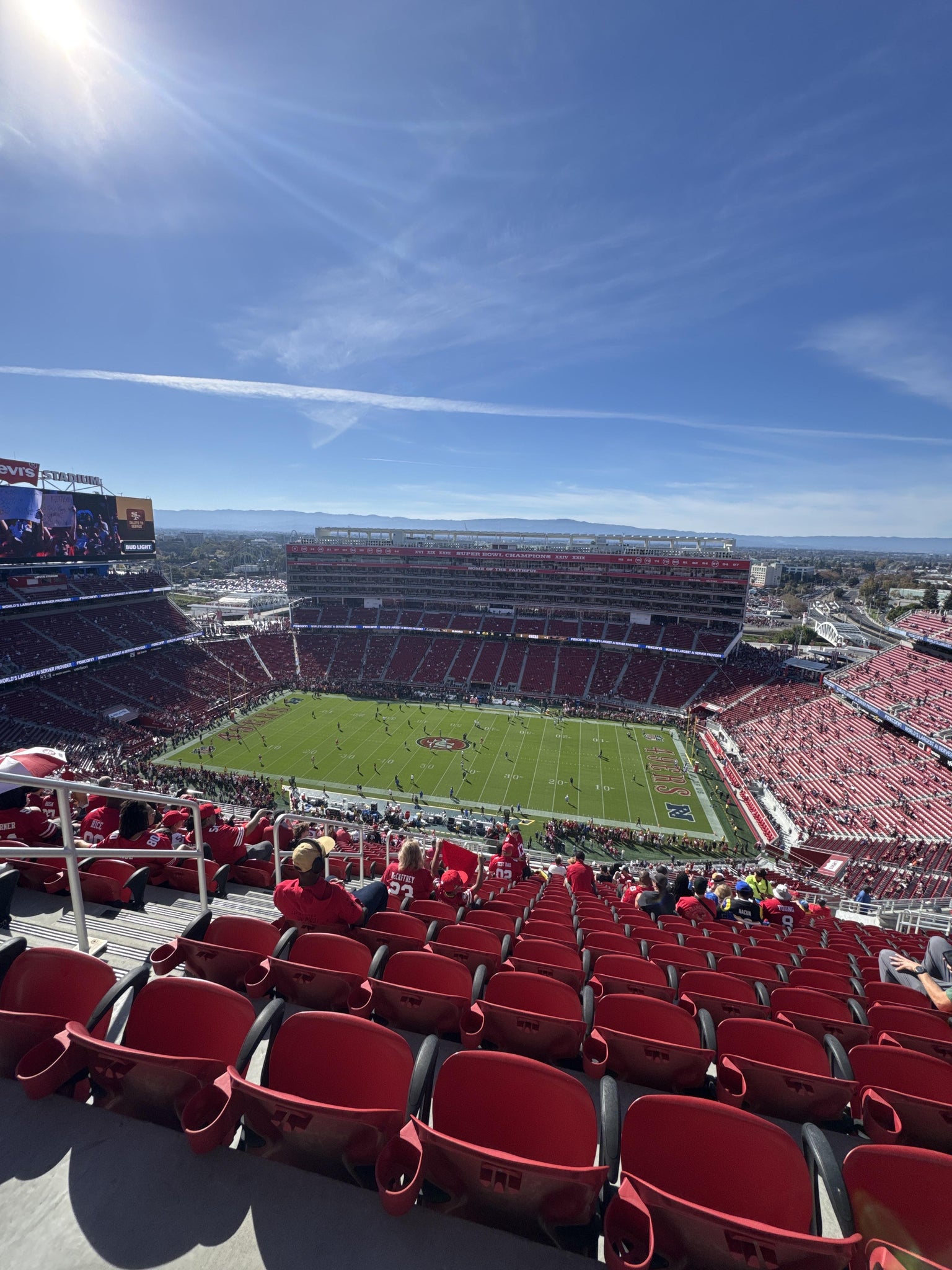 Real Fan View taken from Section 409 at Levi's Stadium by David O
