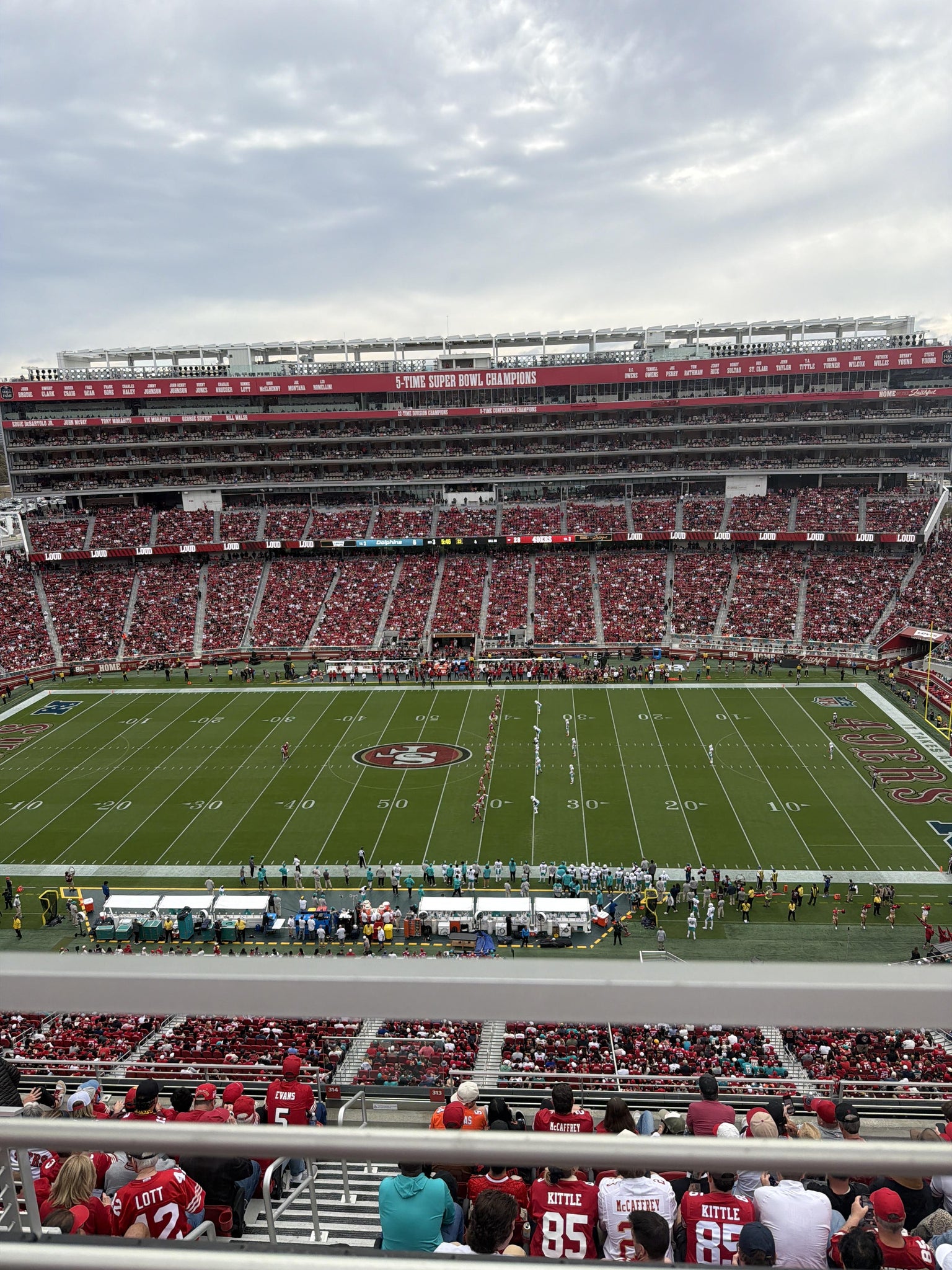 Real Fan View taken from Section 410 at Levi's Stadium by Carrie K
