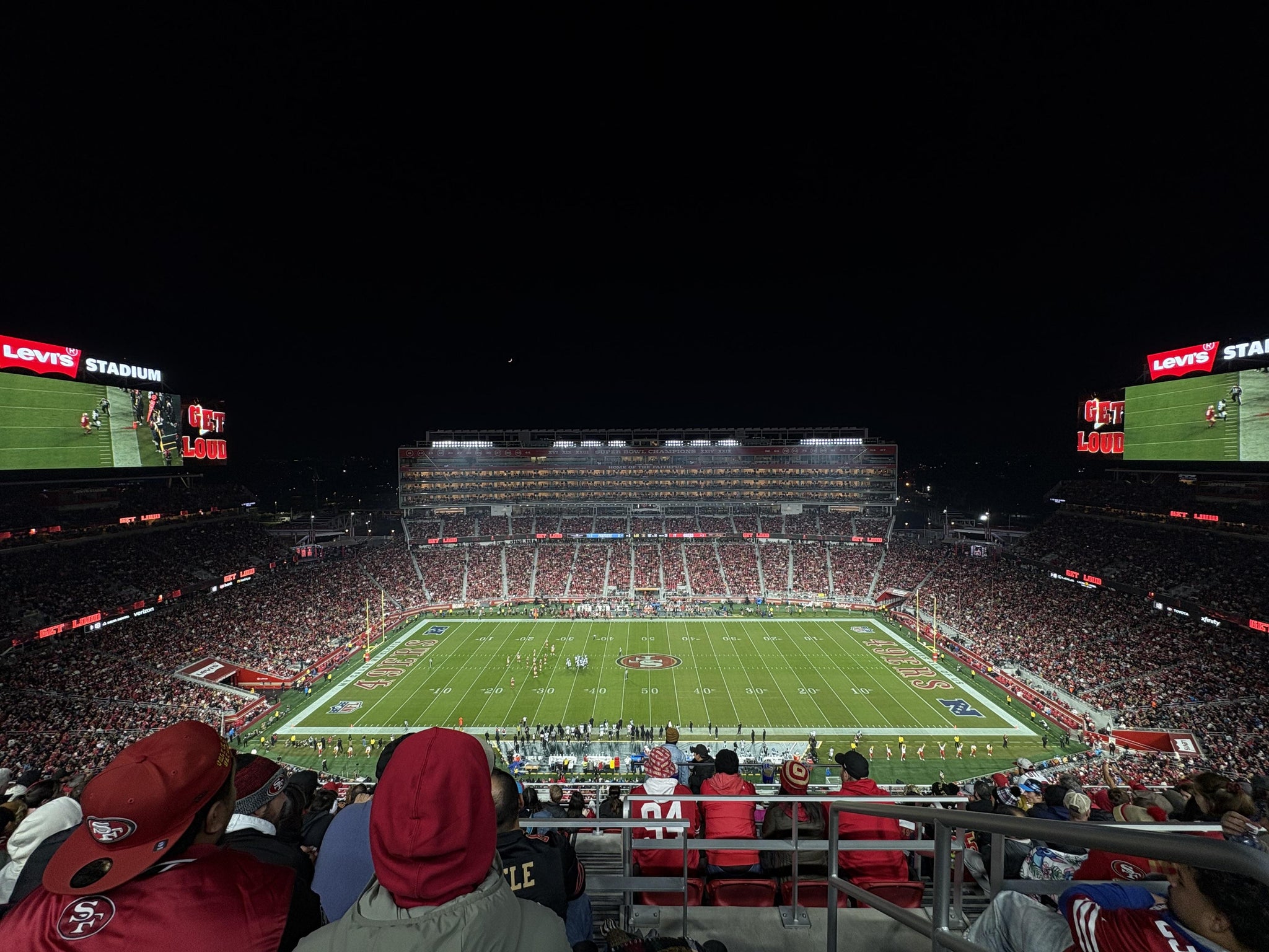 Real Fan View taken from Section 412 at Levi's Stadium by Jessie F