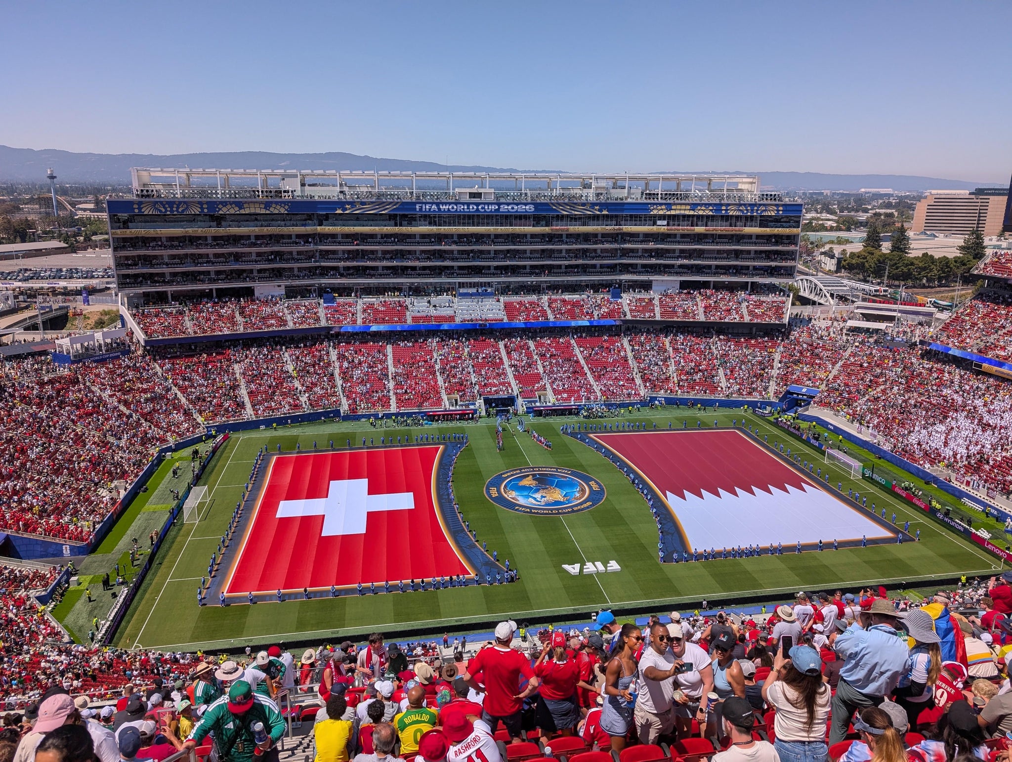 Real Fan View taken from Section 413 at Levi's Stadium by Ron L