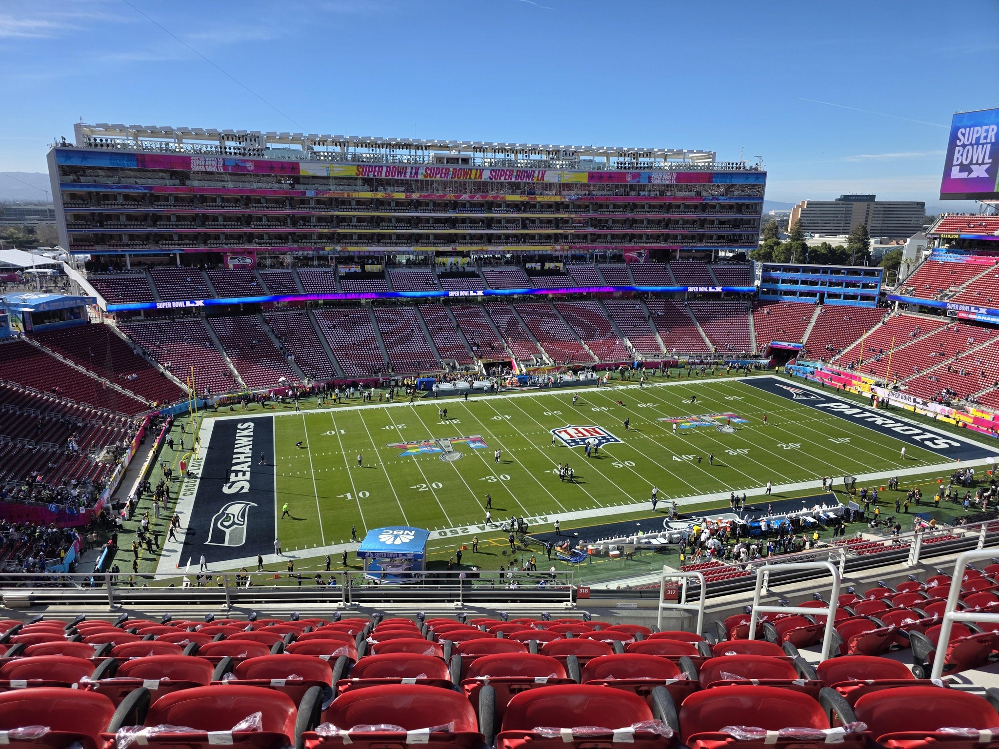 Real Fan View taken from Section 415 at Levi's Stadium by George B