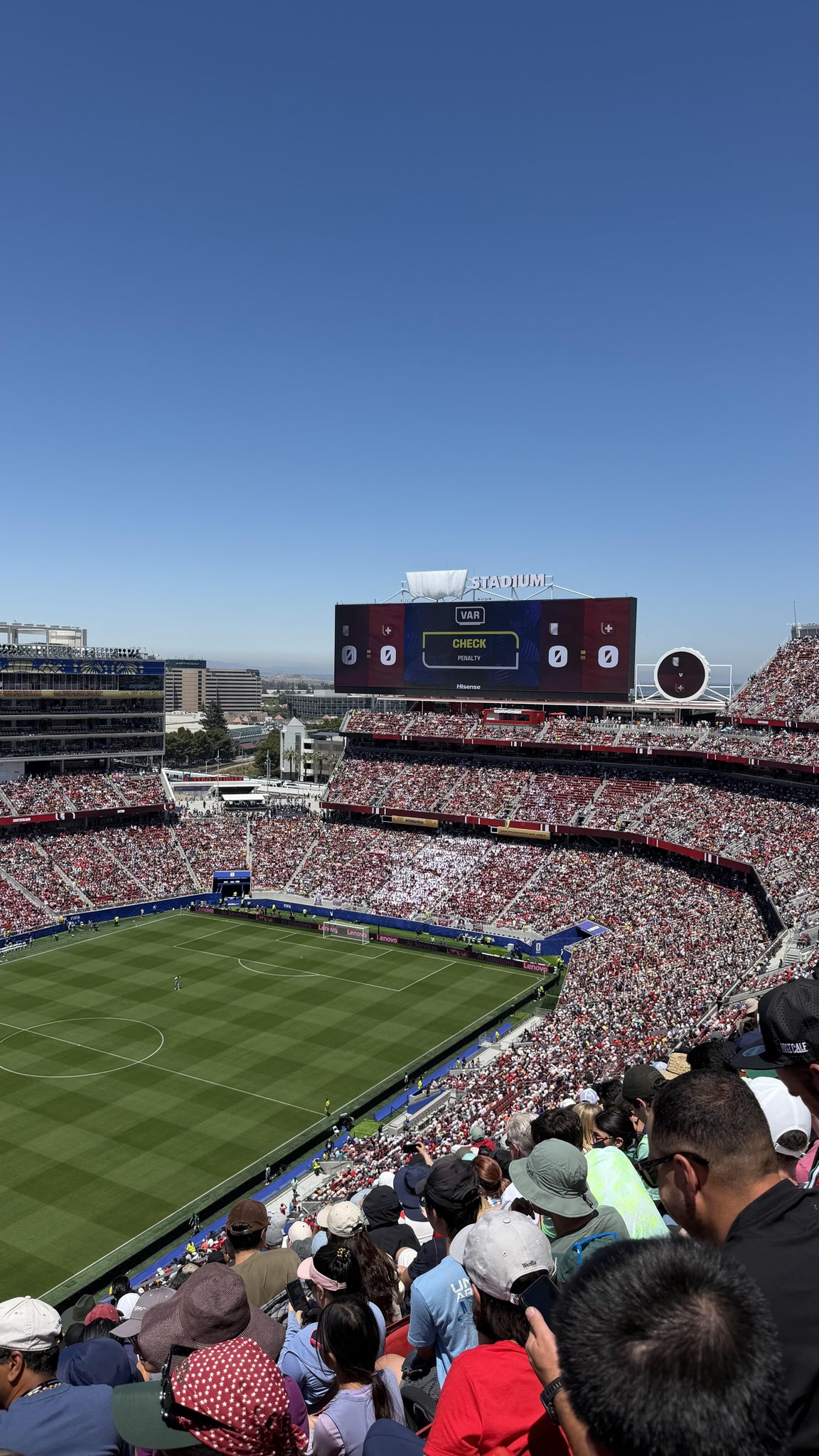 Real Fan View taken from Section 417 at Levi's Stadium by Mustafa K