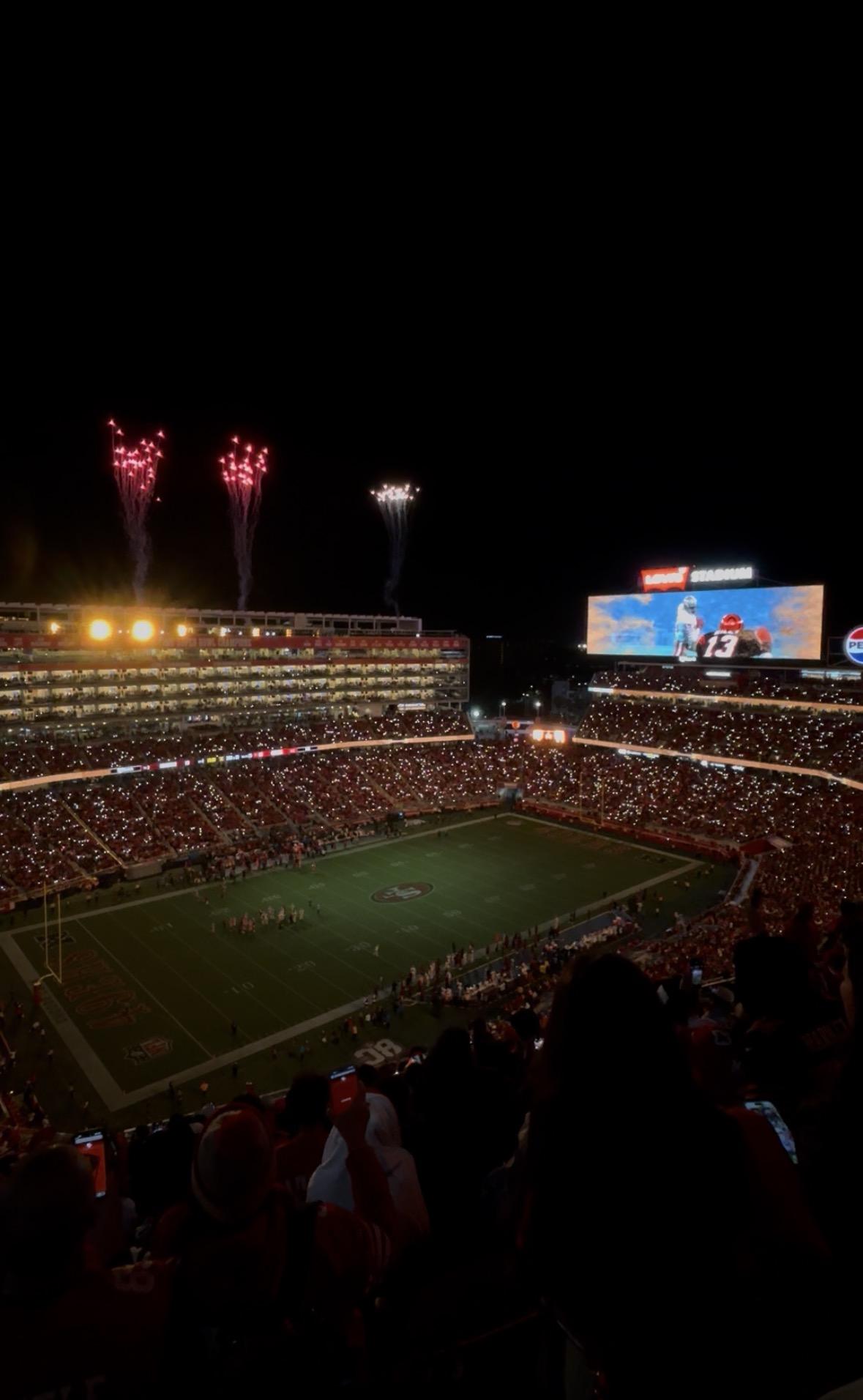 Real Fan View taken from Section 417 at Levi's Stadium by Daniel D