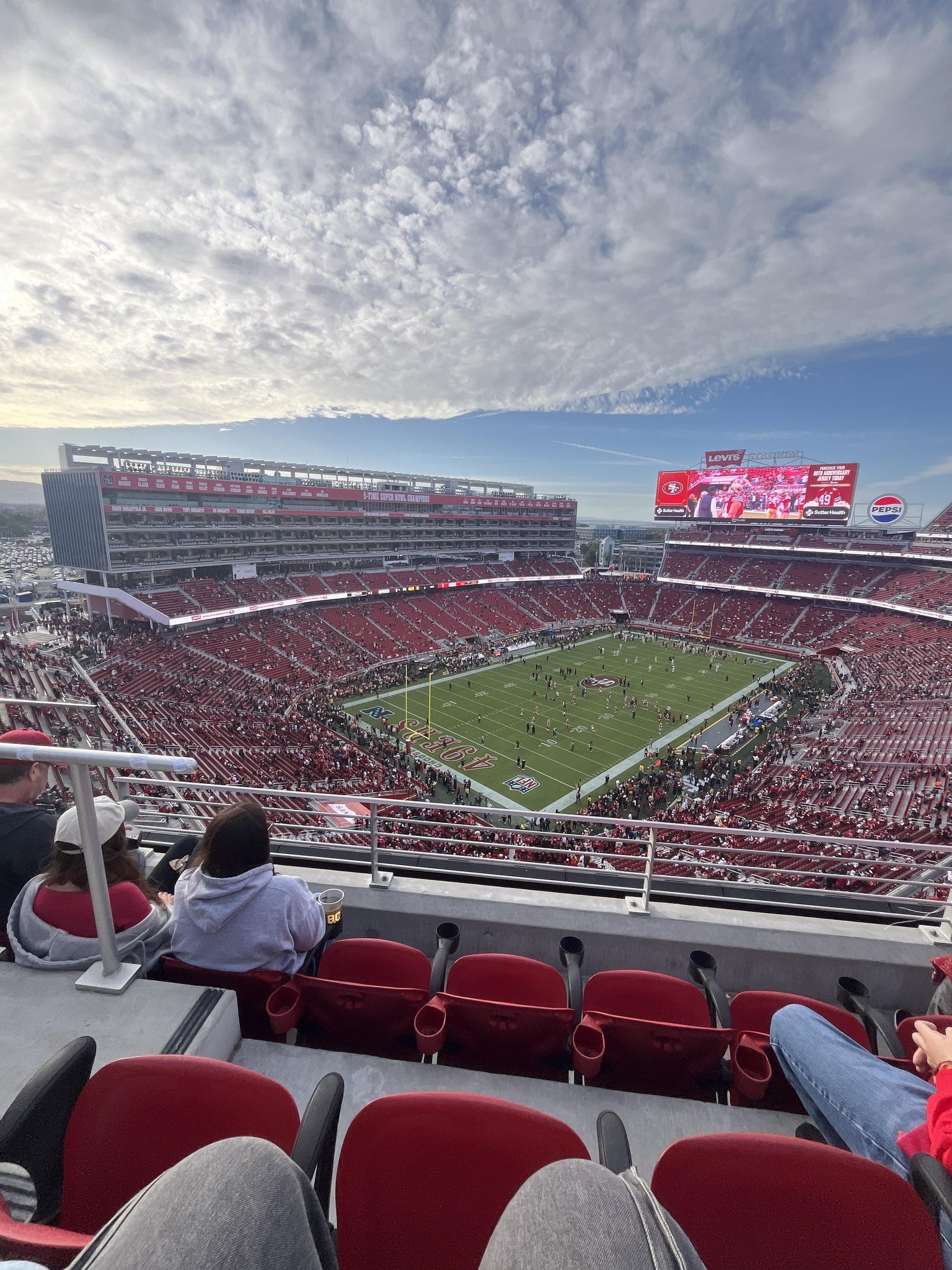 Real Fan View taken from Section 420 at Levi's Stadium by Said R
