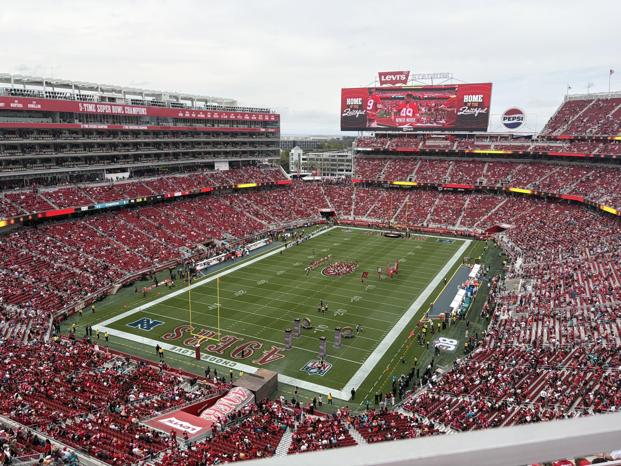 Real Fan View taken from Section 421 at Levi's Stadium by Tucker M