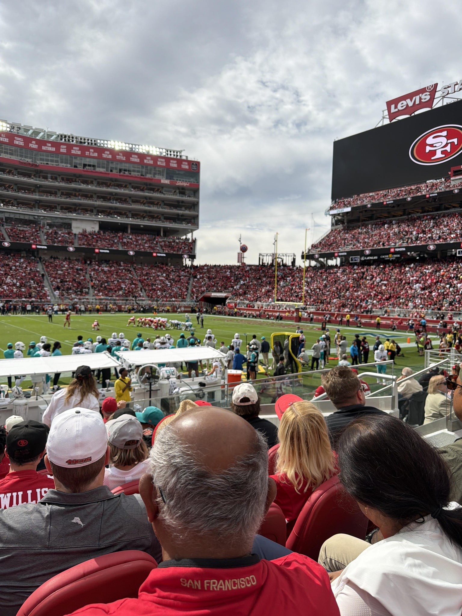 Real Fan View taken from Section C 114 at Levi's Stadium by Eric A