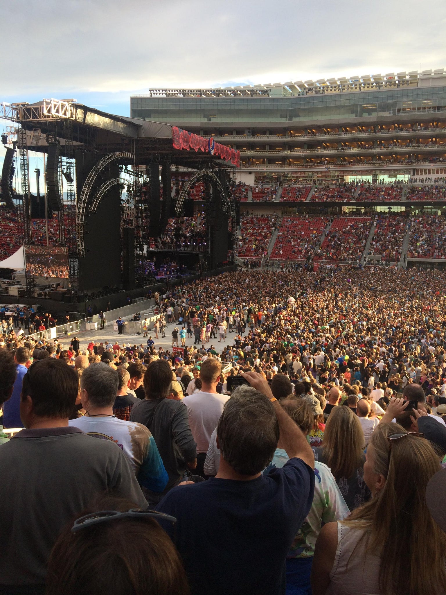 Real Fan View taken from Section C 115 at Levi's Stadium by Steve R