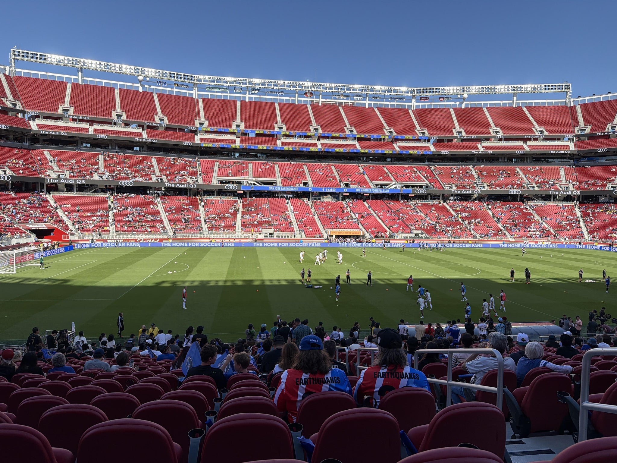 Real Fan View taken from Section C 141 at Levi's Stadium by Melissa H