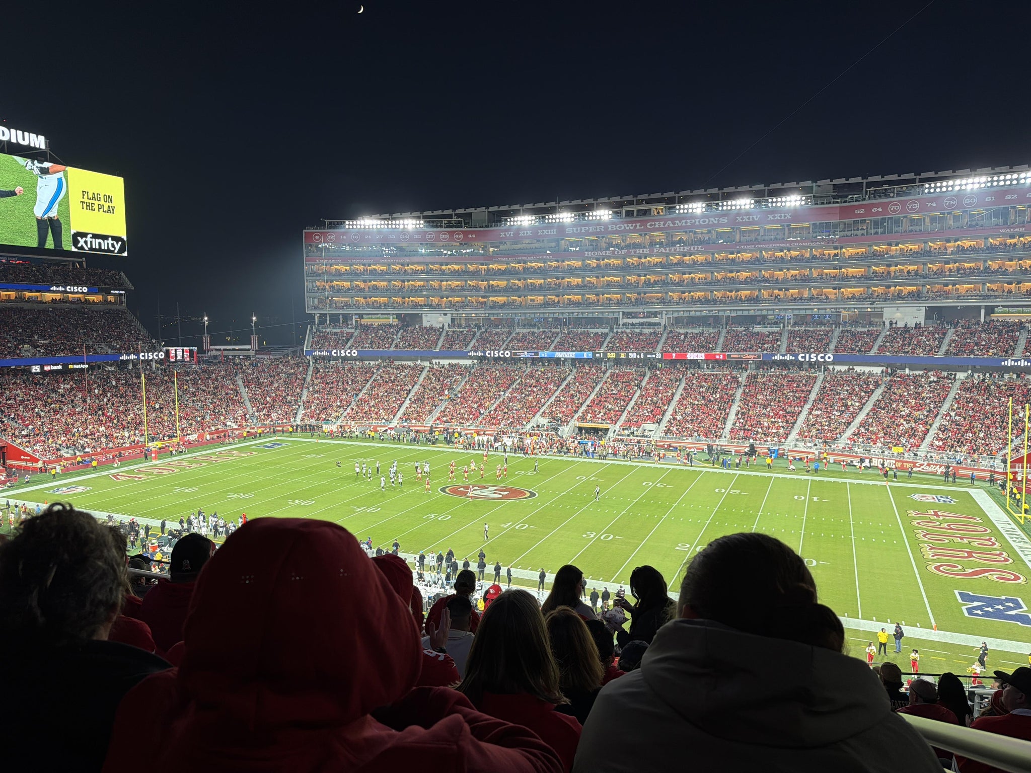 Real Fan View taken from Section C 212 at Levi's Stadium by Kimberly V
