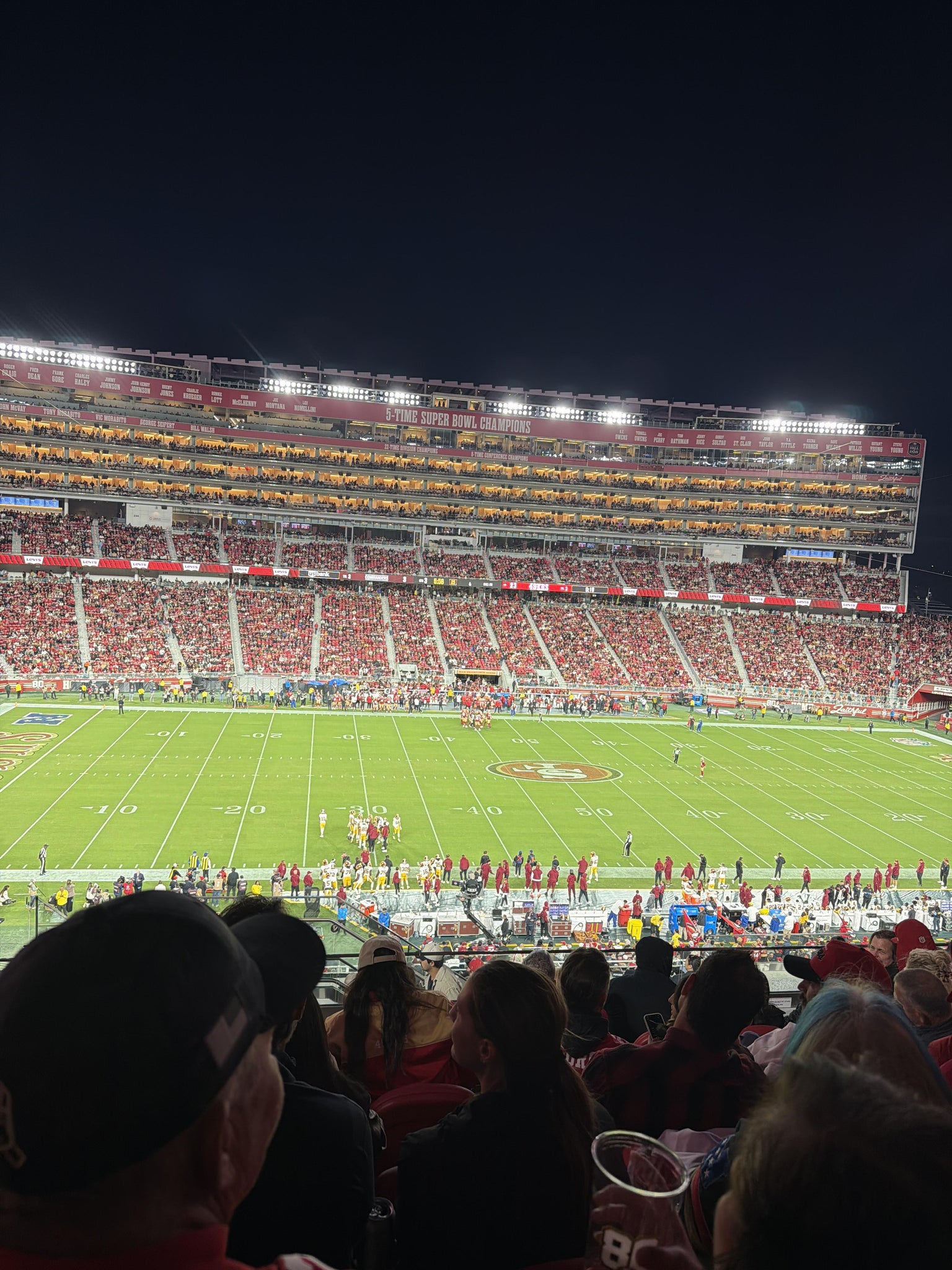 Real Fan View taken from Section C 218 at Levi's Stadium by Gabriel S