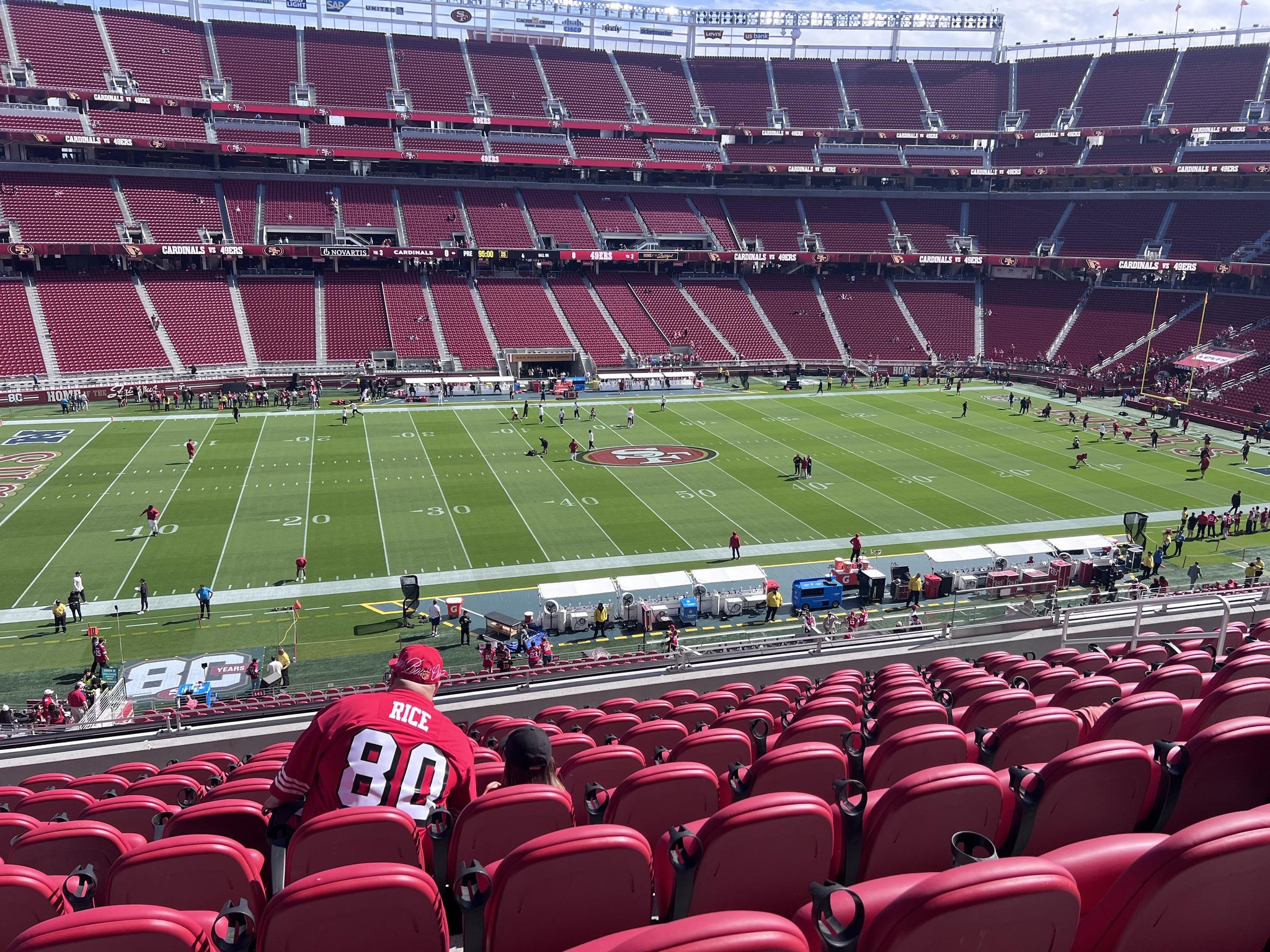 Real Fan View taken from Section C 241 at Levi's Stadium by Jennifer P